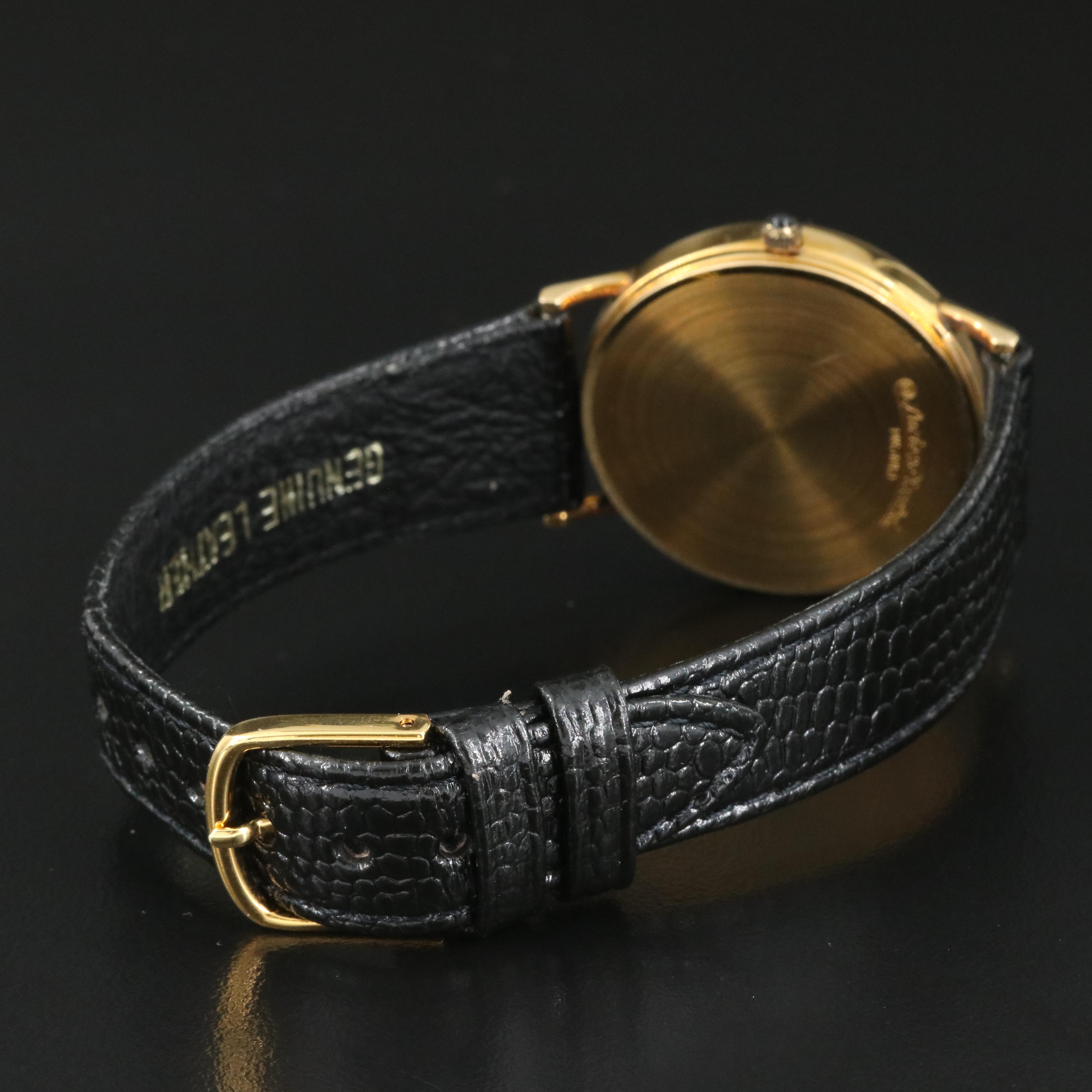 14K Lucien Piccard Swiss Quartz Watch