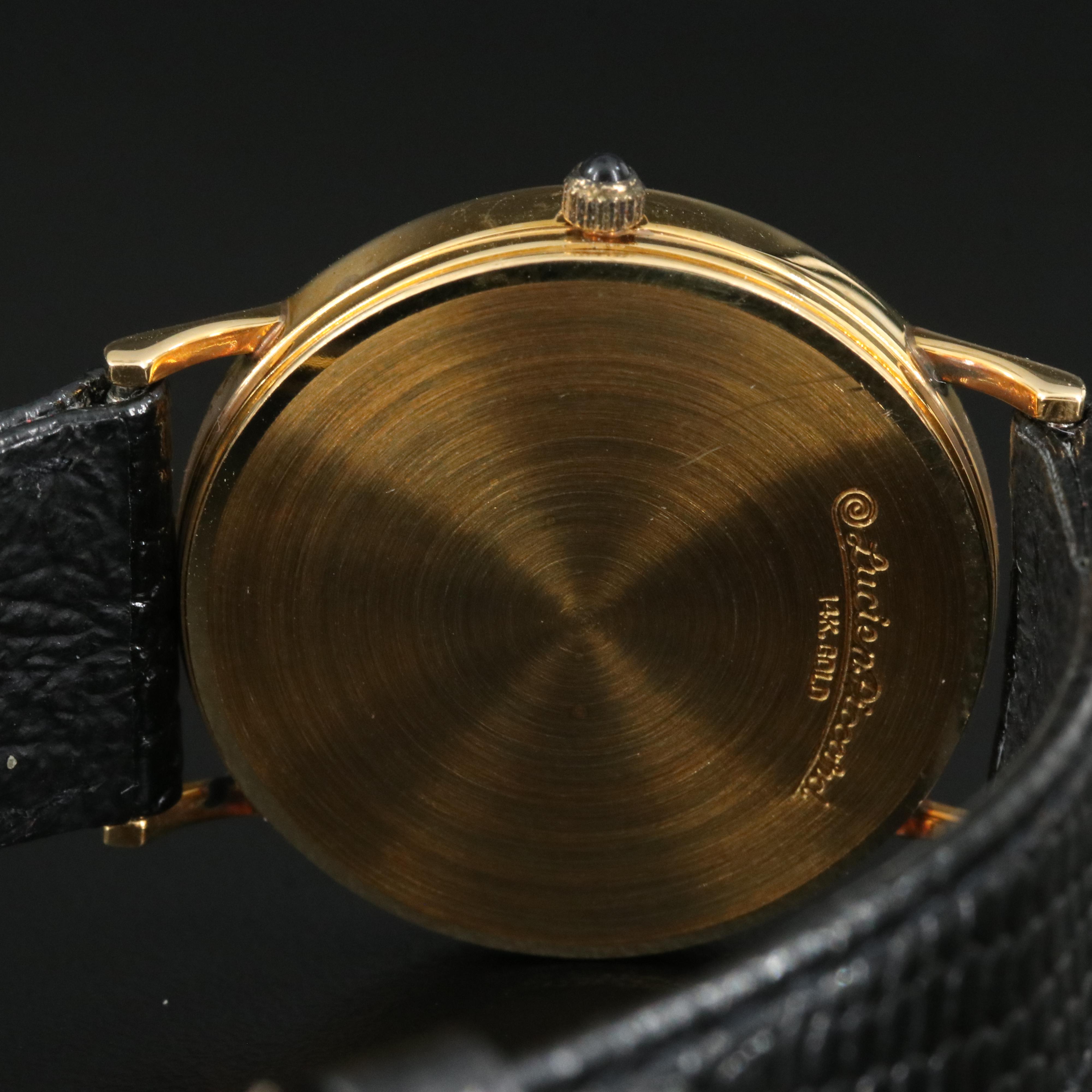 14K Lucien Piccard Swiss Quartz Watch