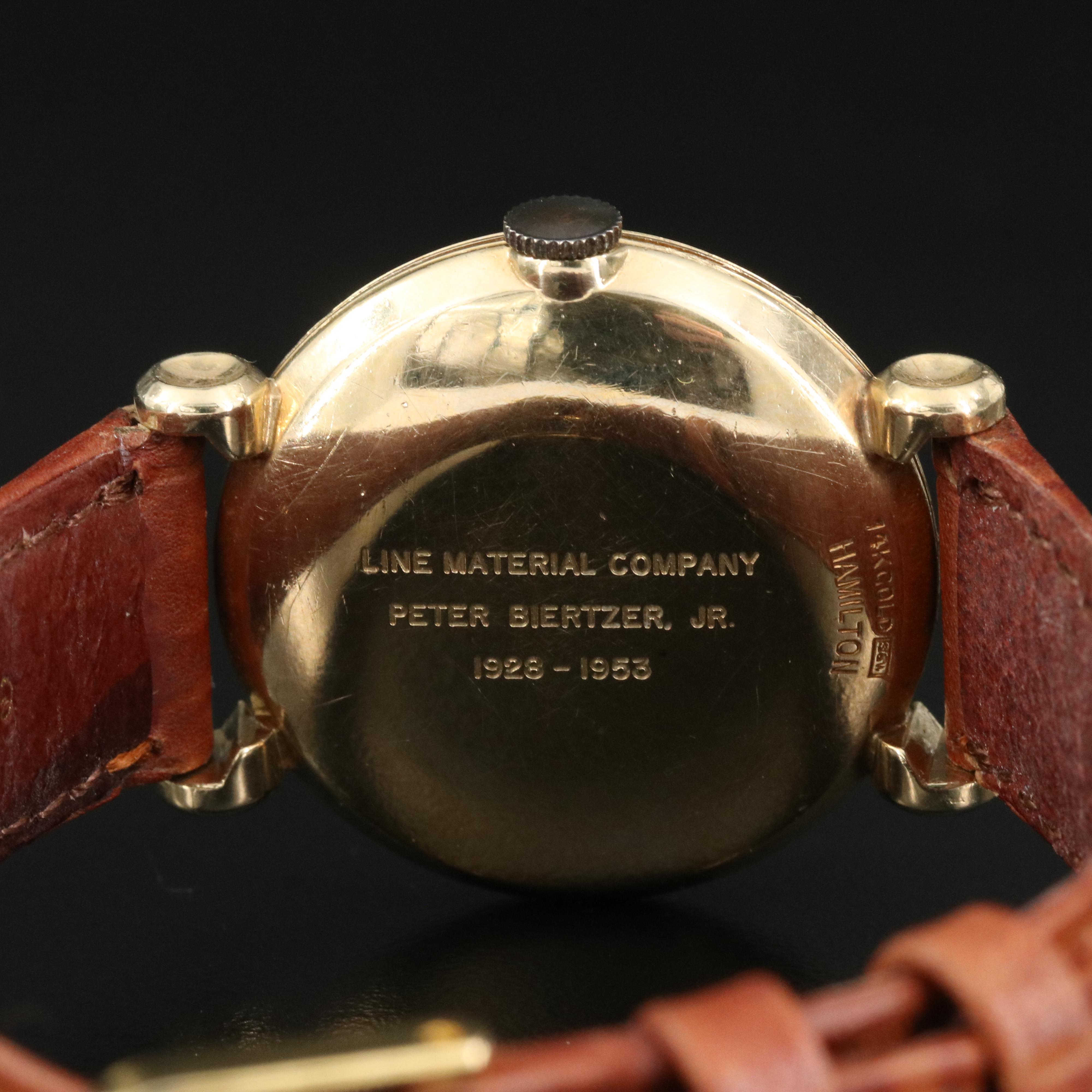 Vintage 14K Hamilton "Fleetwood" Stem Wind Watch