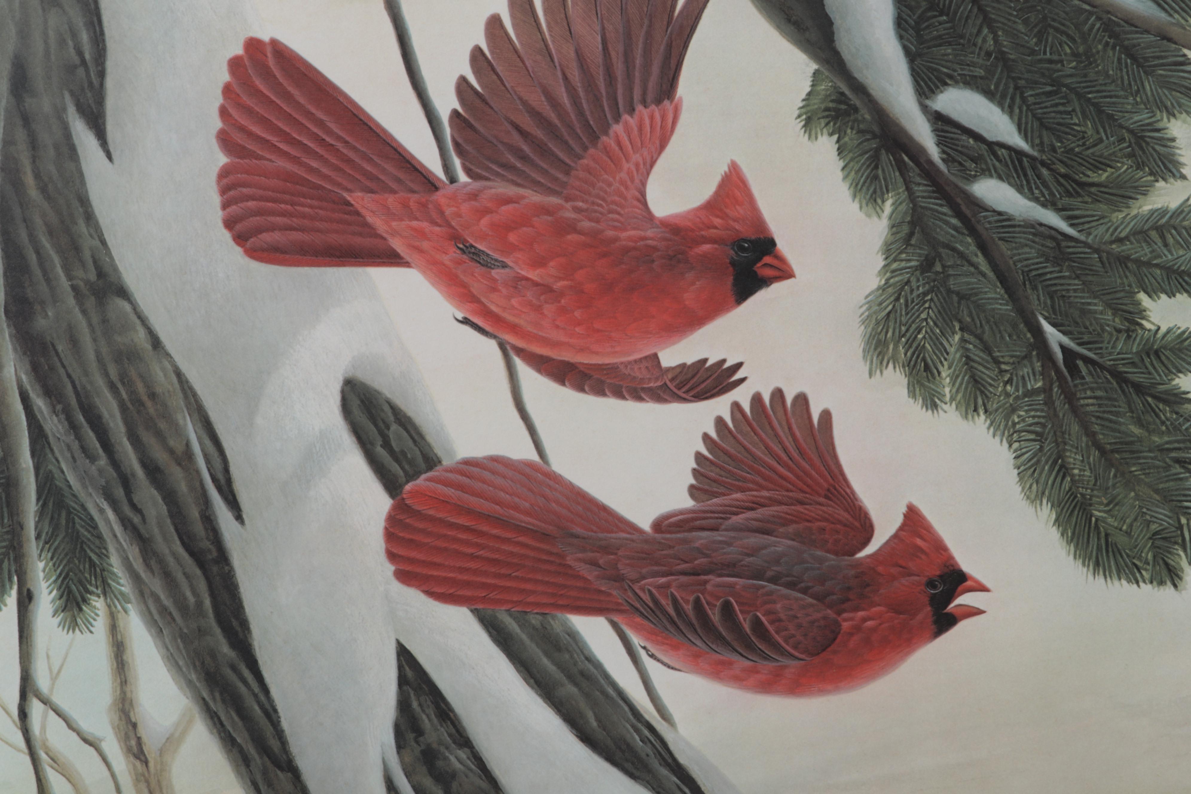 John Ruthven Offset Lithograph "Cardinal," Circa 1978