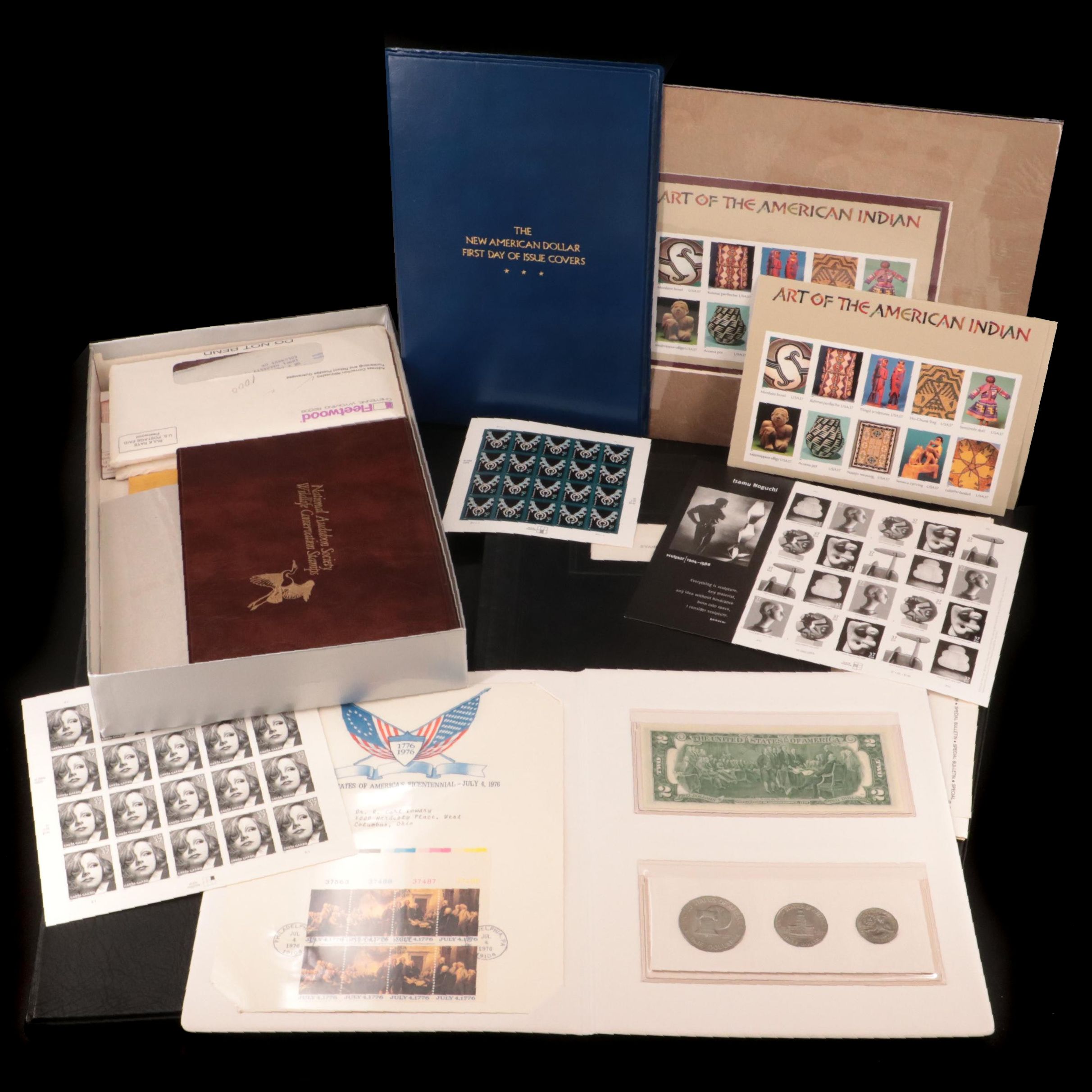 United States Stamps, Sheets, and Postal Covers