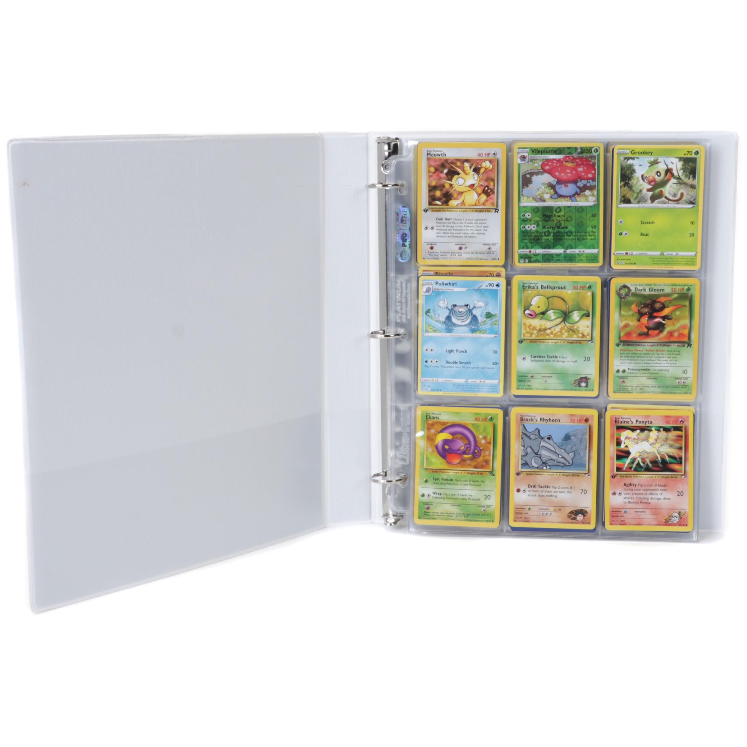 Pokémon Trading Cards Including First Edition Brock's Sandshrew, 1999-2022