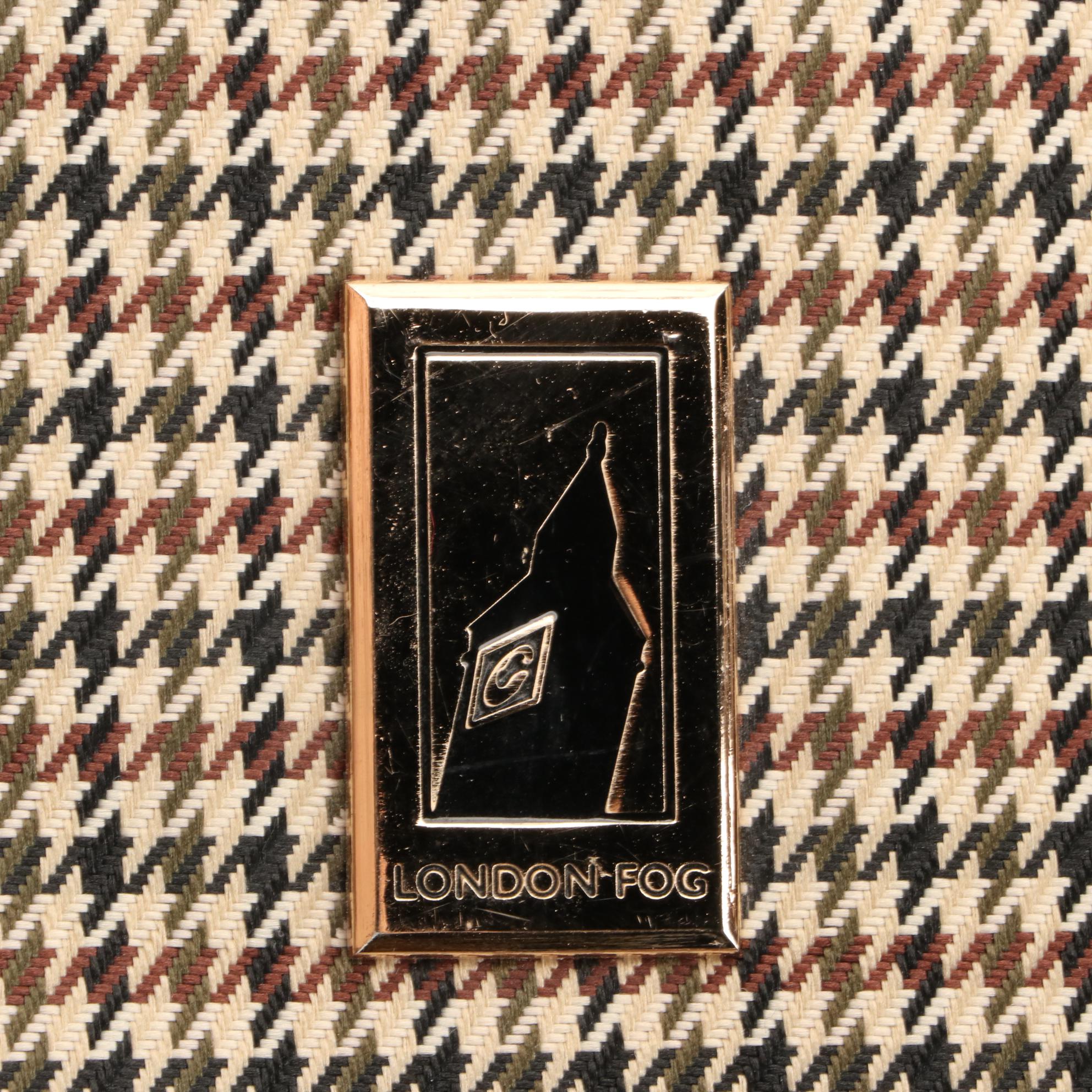 London Fog Overnight Duffel Bag in Houndstooth Check