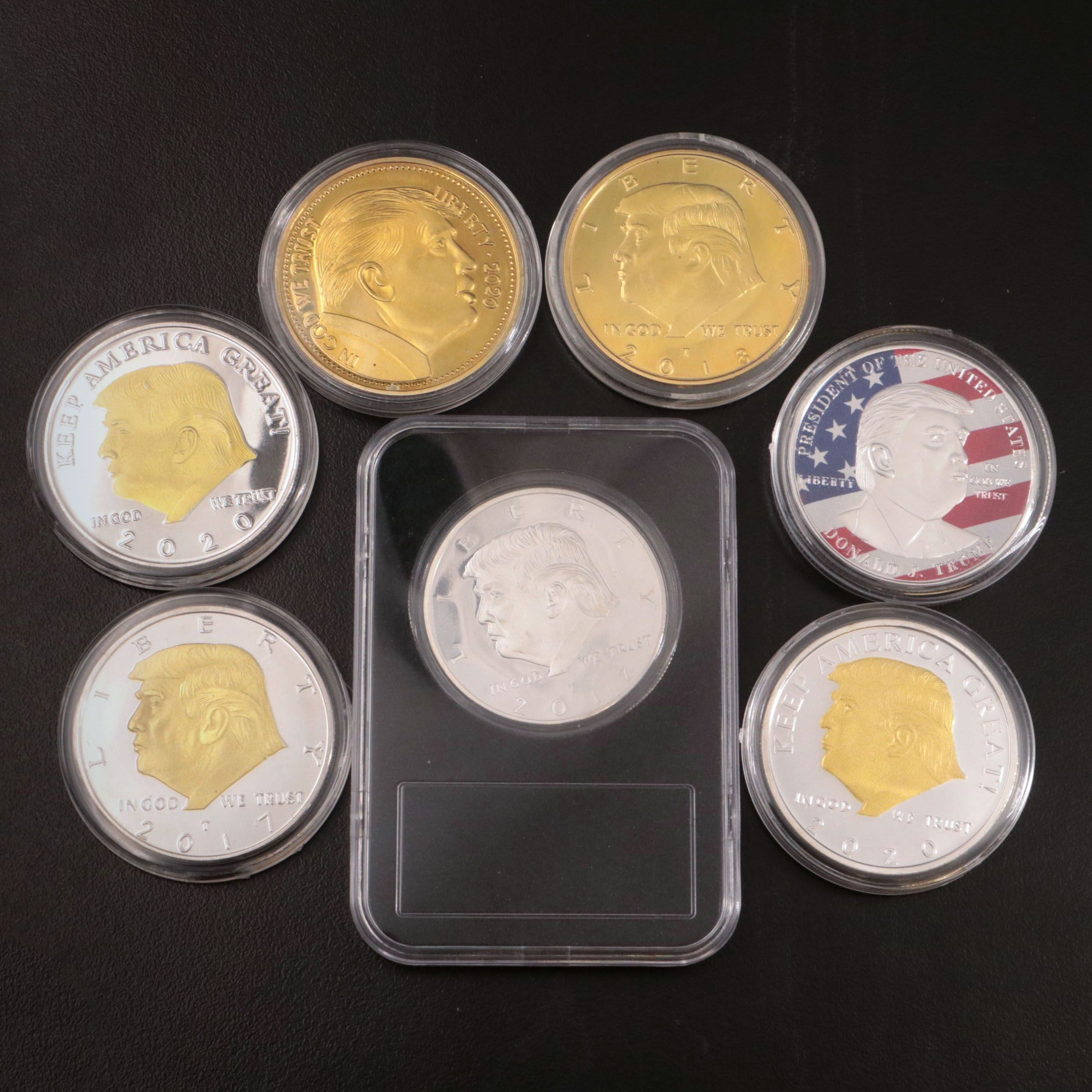 Collection of Seven Trump-Themed Medals