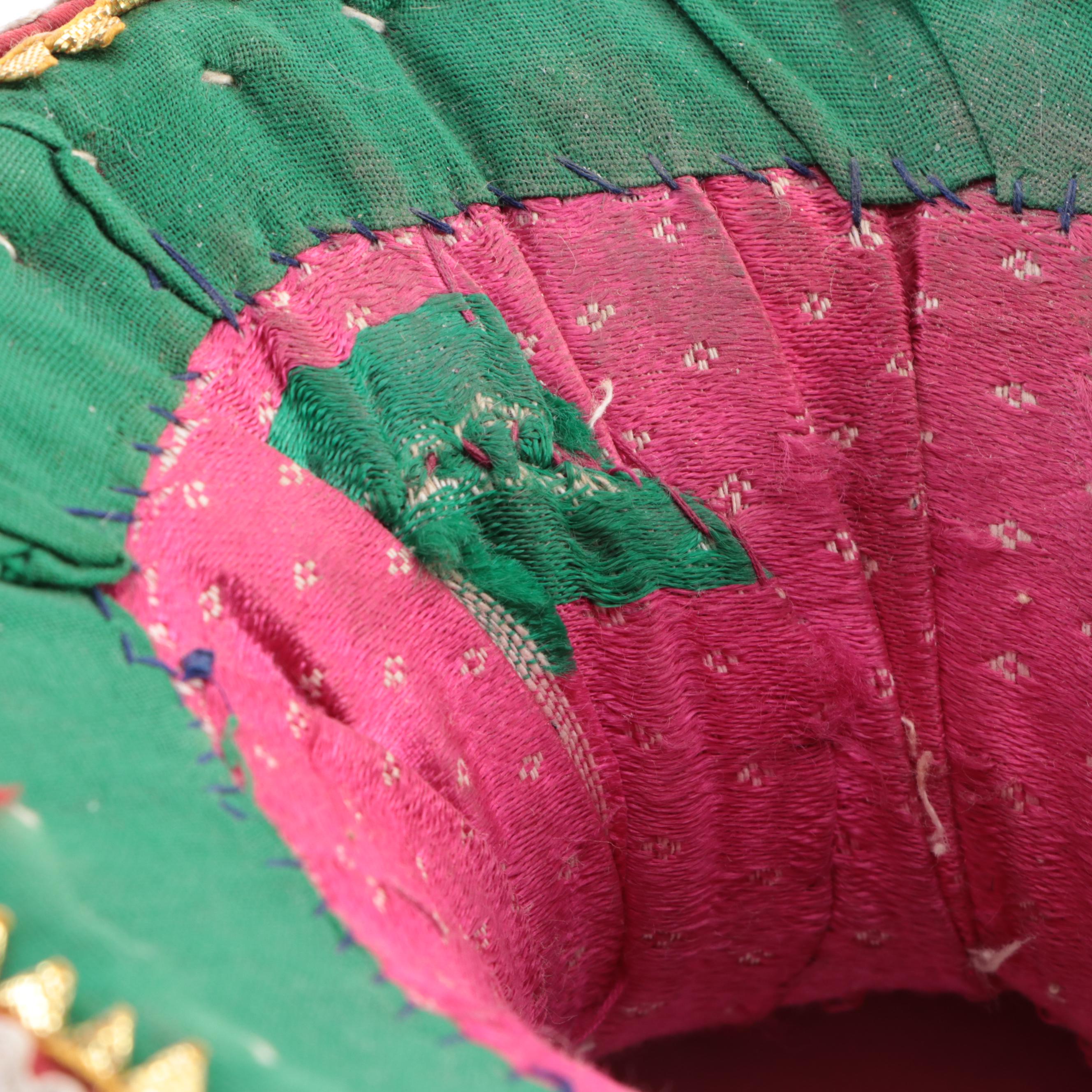 Indian Hand Embroidered Hinduni Women's Water Jar Head Carrying Pad