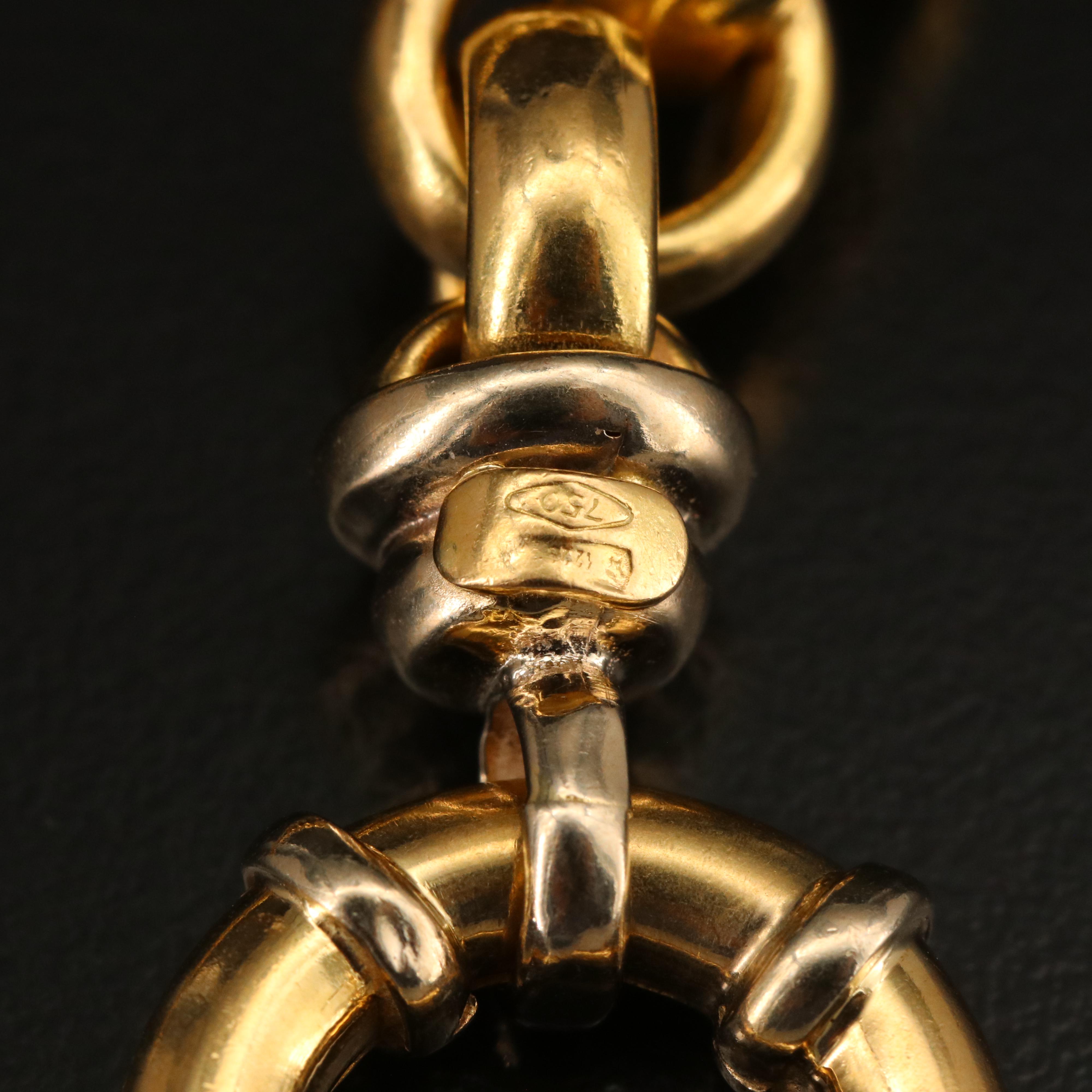 18K Rolo Chain Bracelet