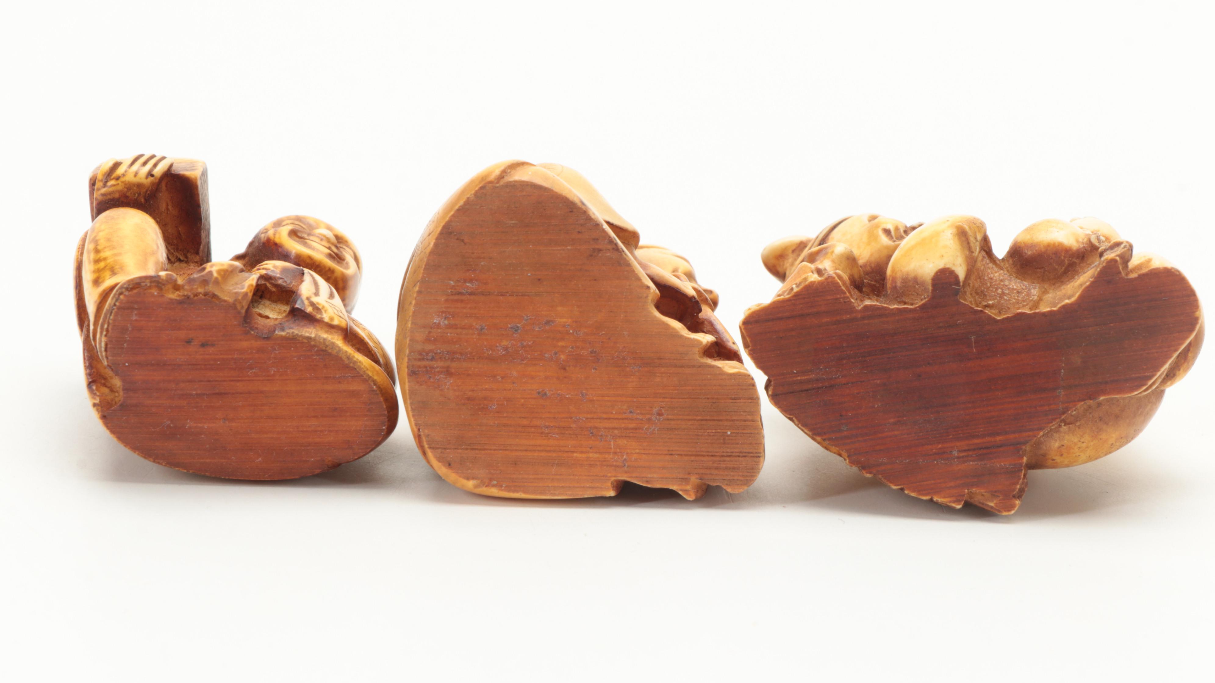 Japanese Netsuke Style Resin Figurines