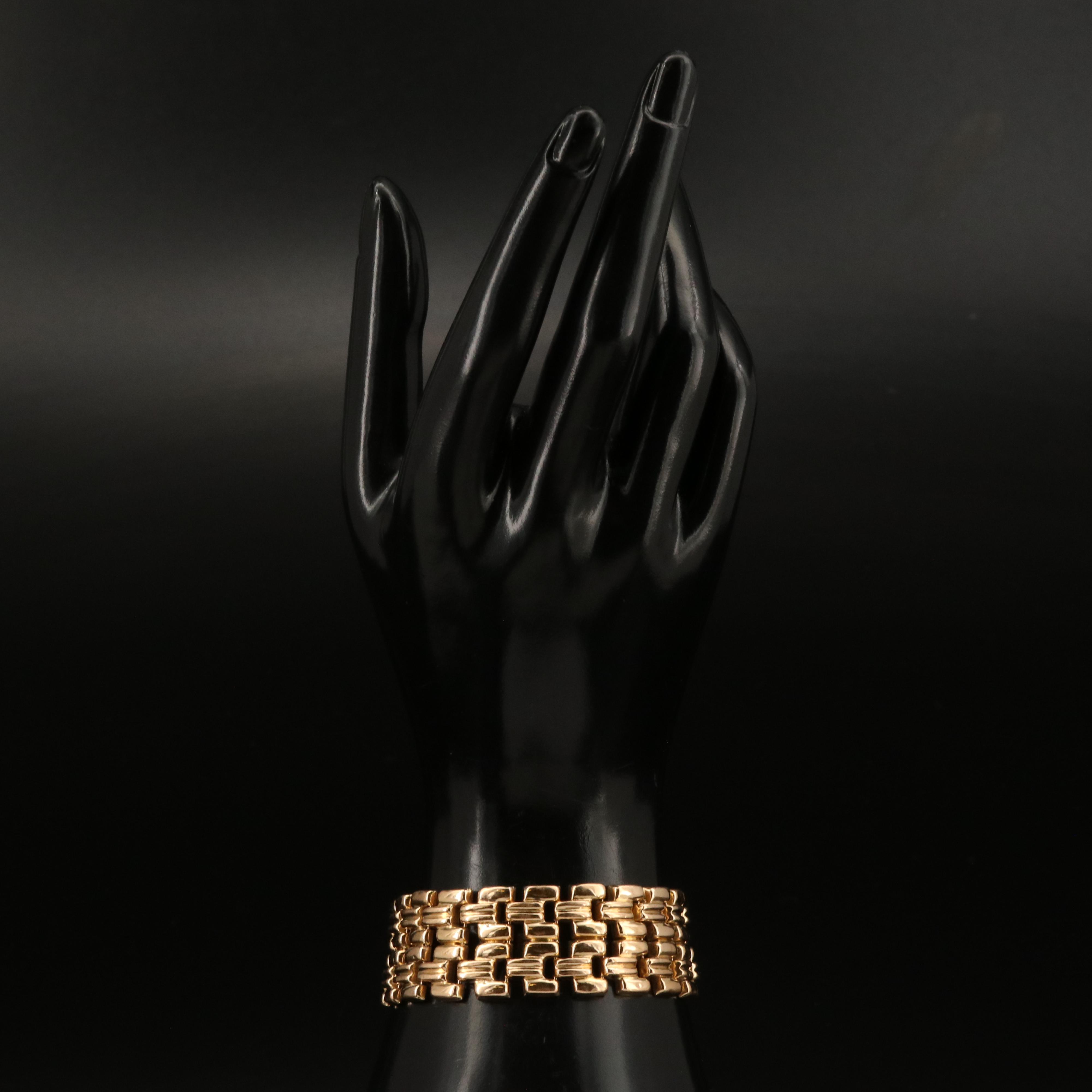 18K Fancy Link Bracelet