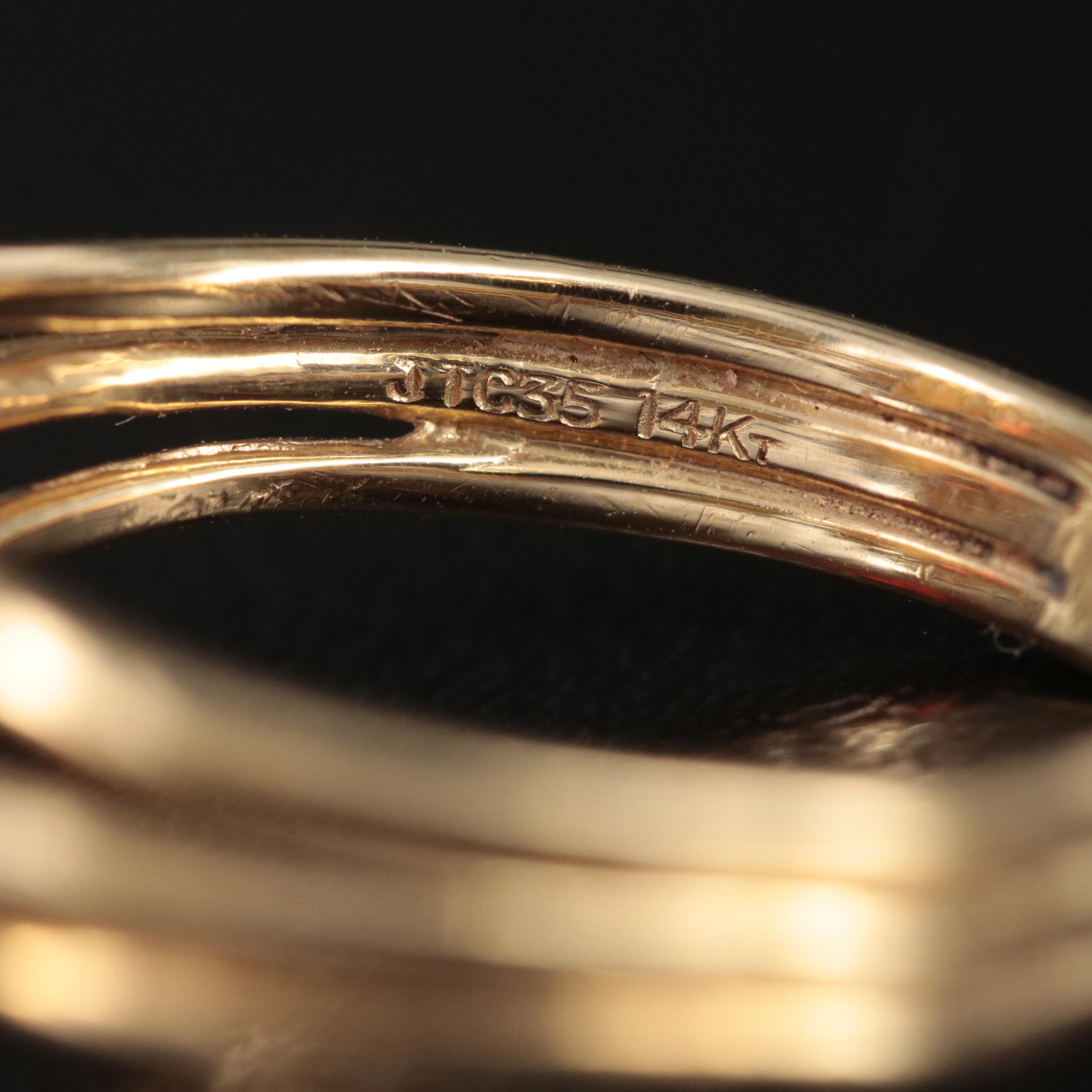 14K Opal and Diamond Ring