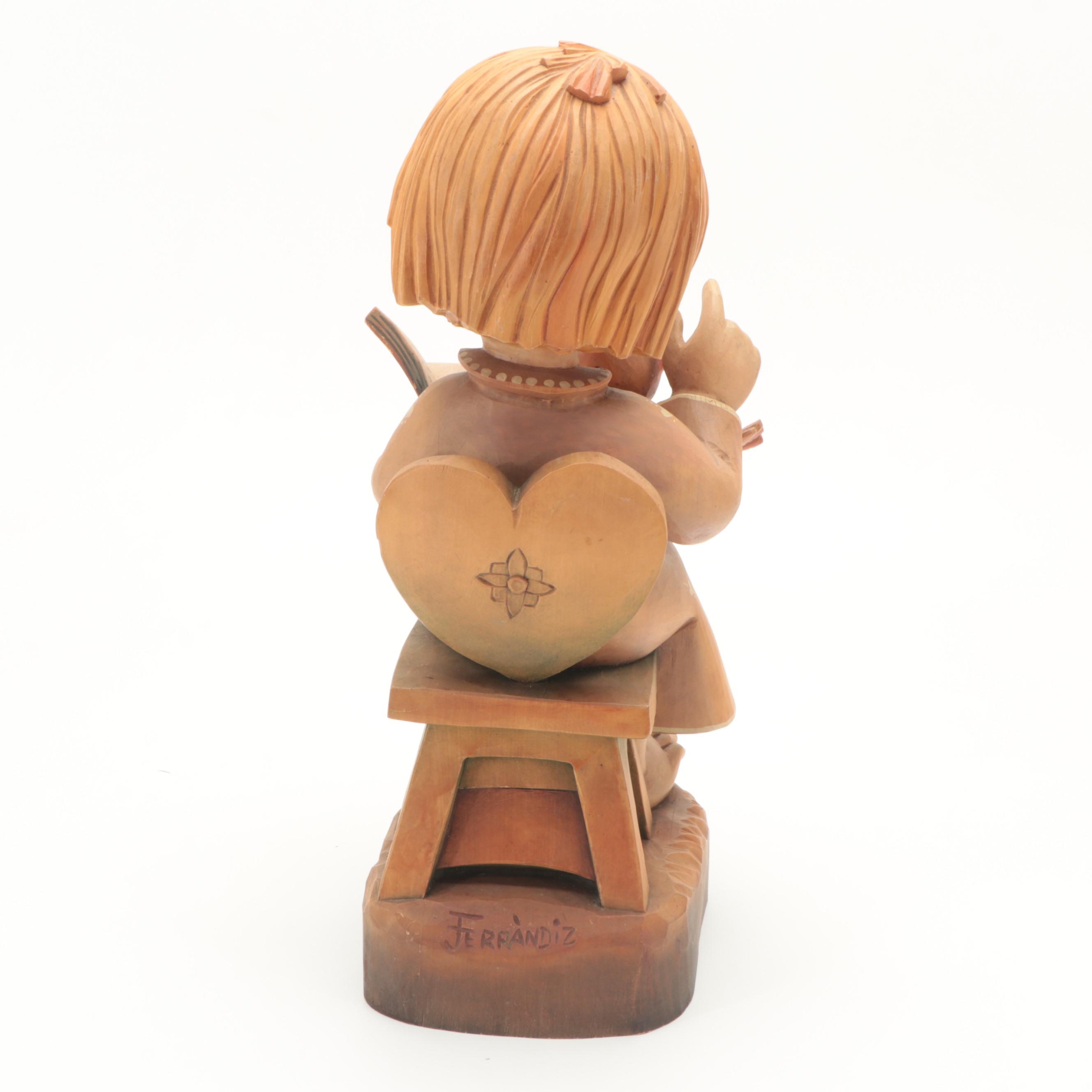 Juan Ferràndiz Limited Edition Large Scale Anri Carving