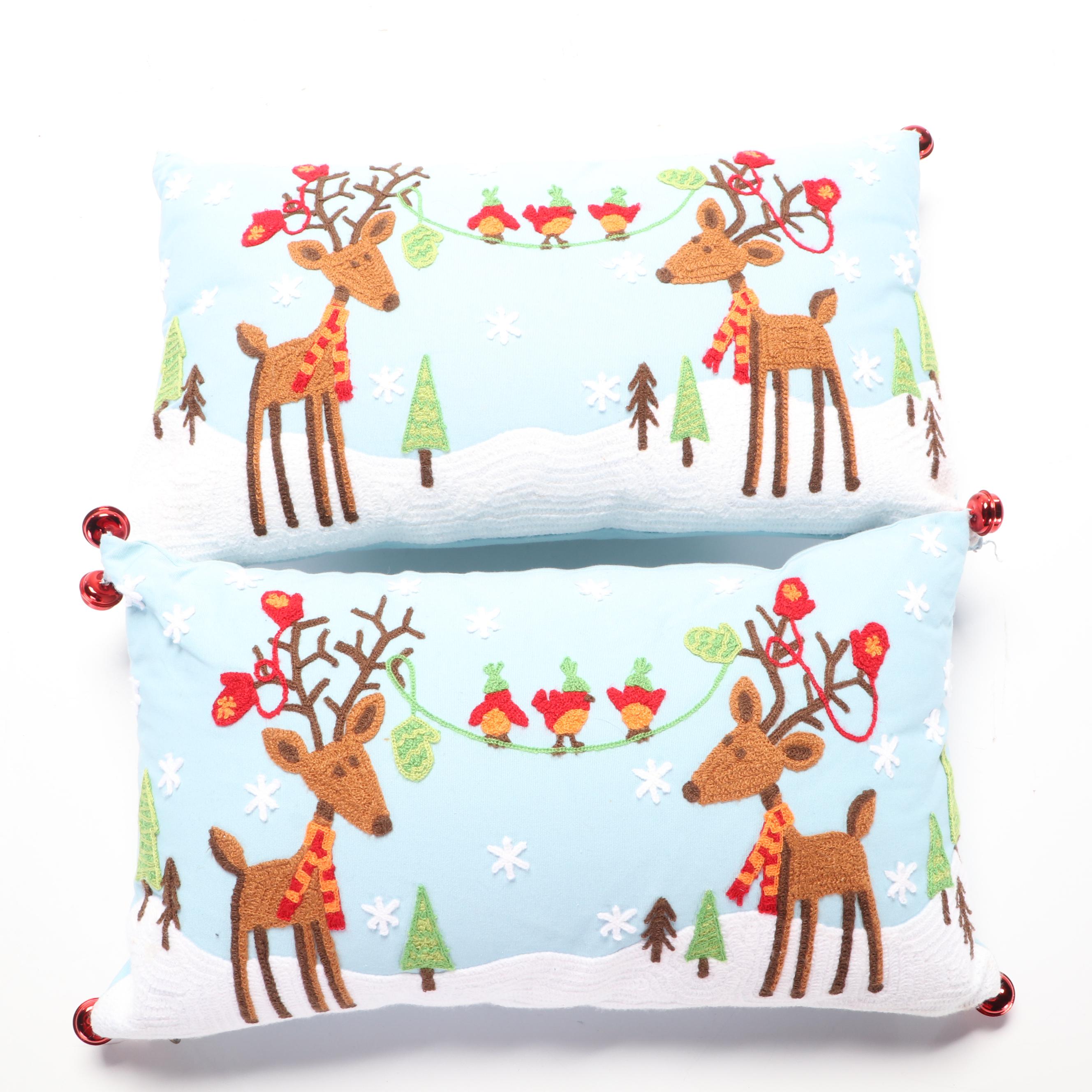 Pottery Barn California King Flannel Sheet Set with Four Pillows