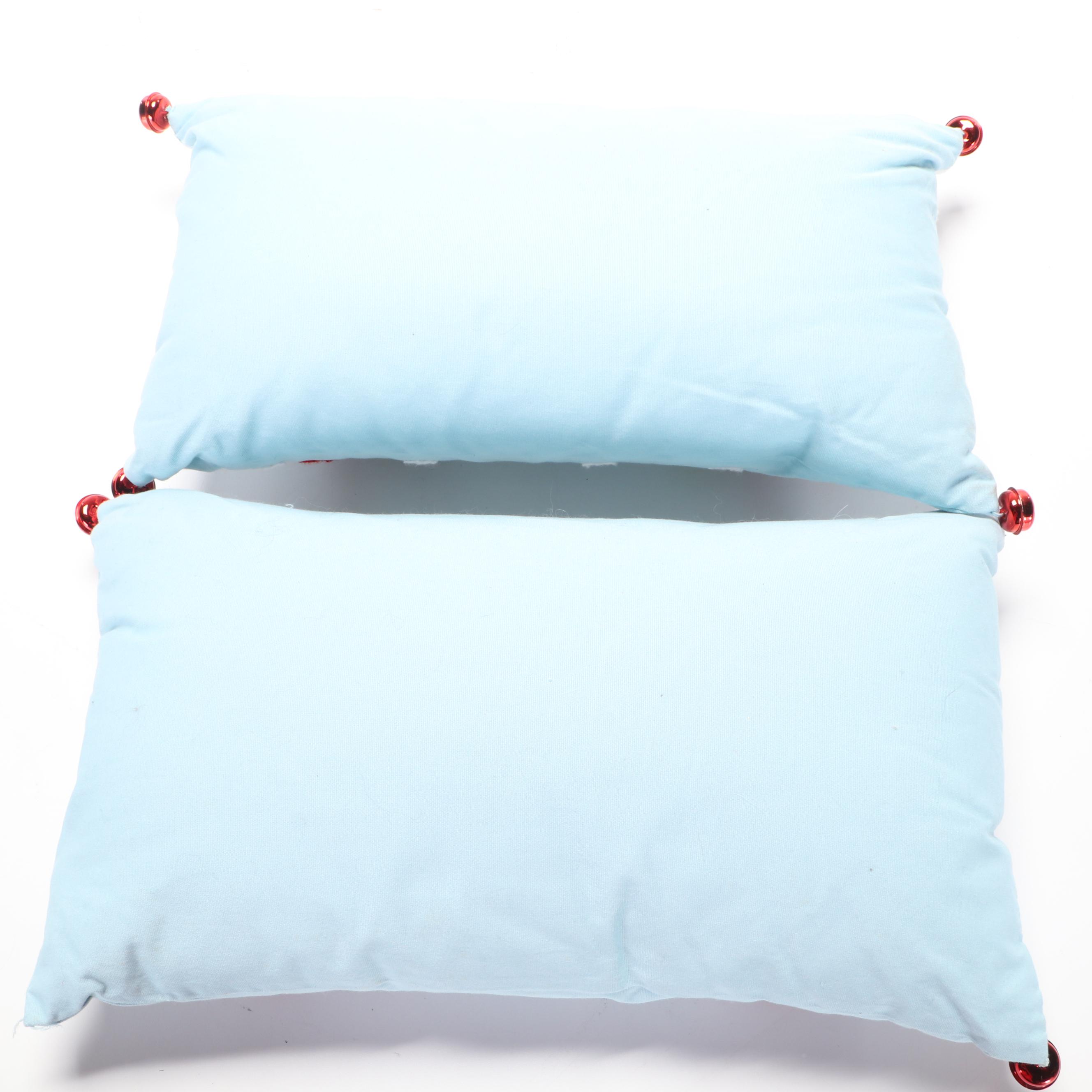 Pottery Barn California King Flannel Sheet Set with Four Pillows