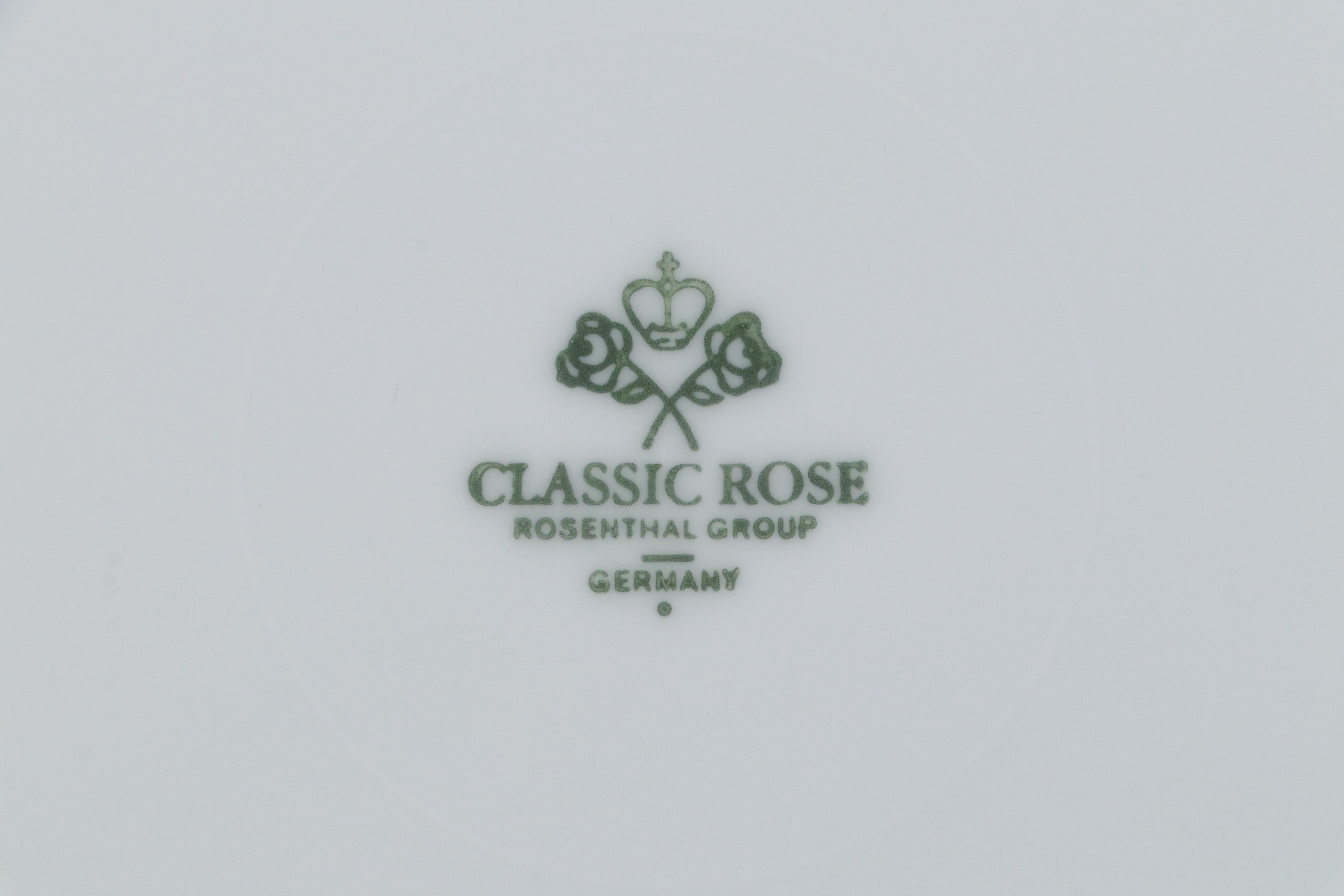 Rosenthal Classic Rose "Leonardo" Porcelain Dinnerware and Serveware, 1950-1964