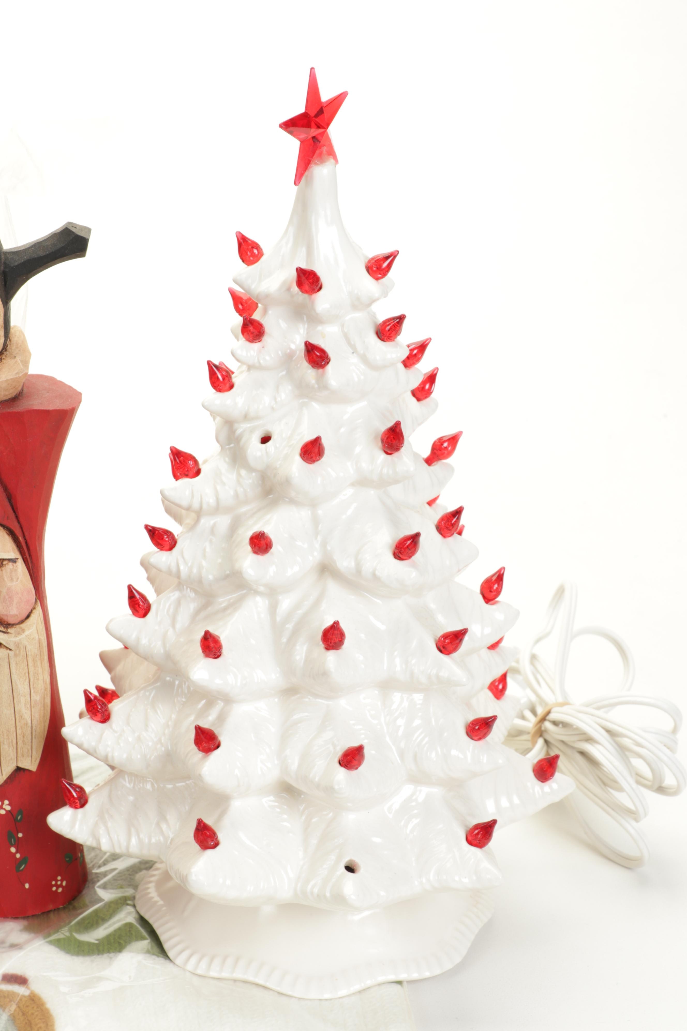 Folk Art Christmas Decor Including MacKenzie-Childs