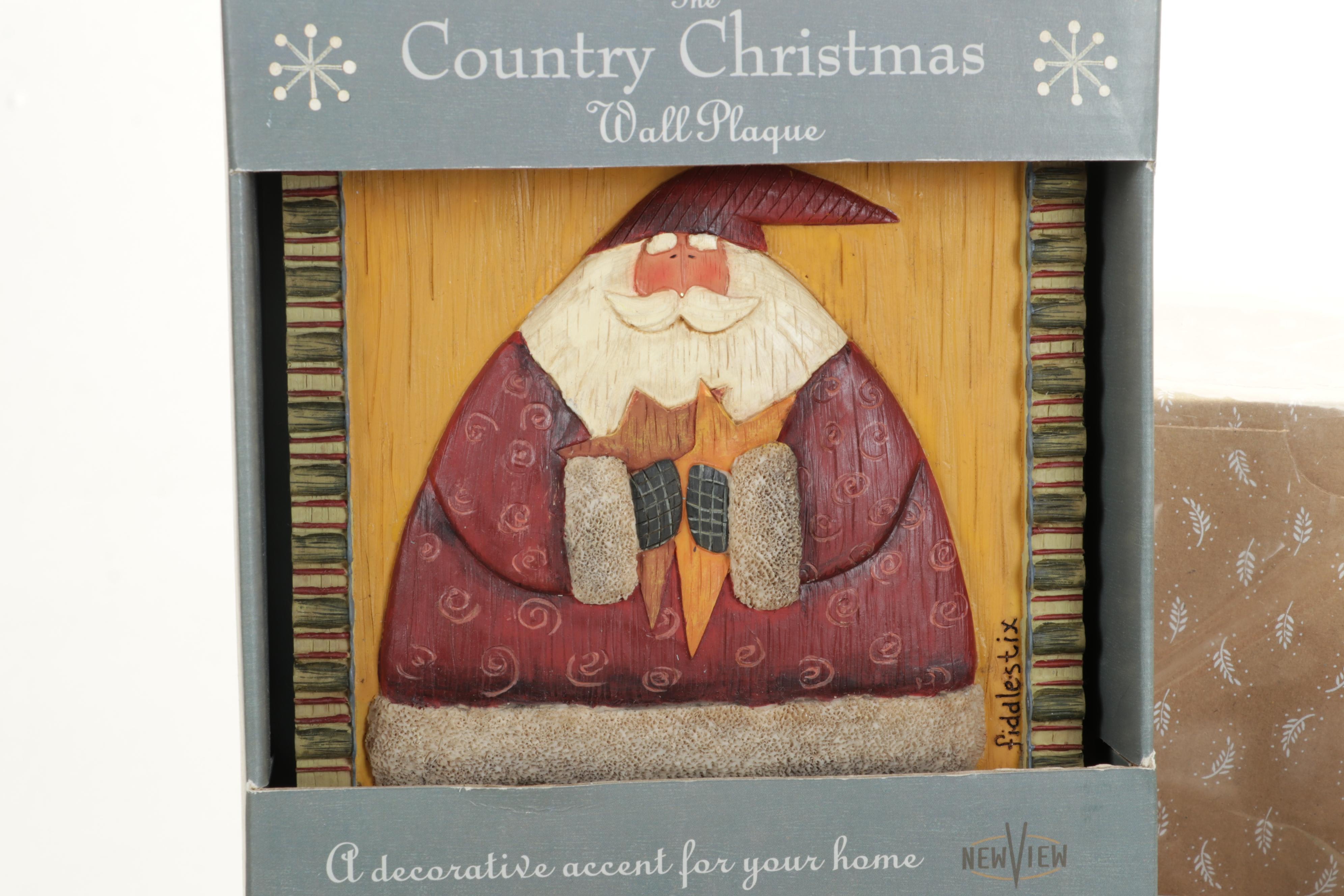 Folk Art Christmas Decor Including MacKenzie-Childs