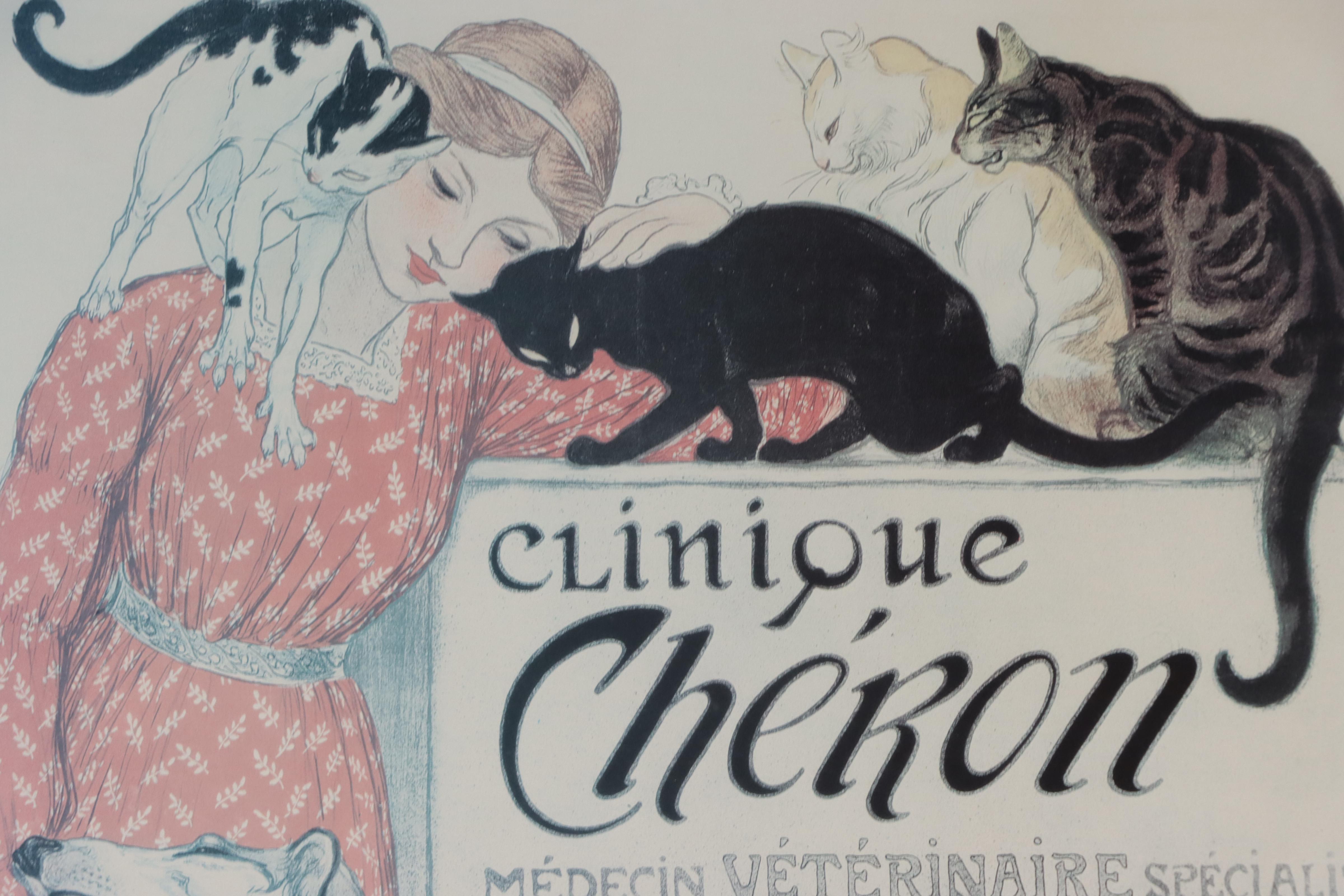 Clinique Cheron Offset Lithograph After Théophile Alexandre Steinlen