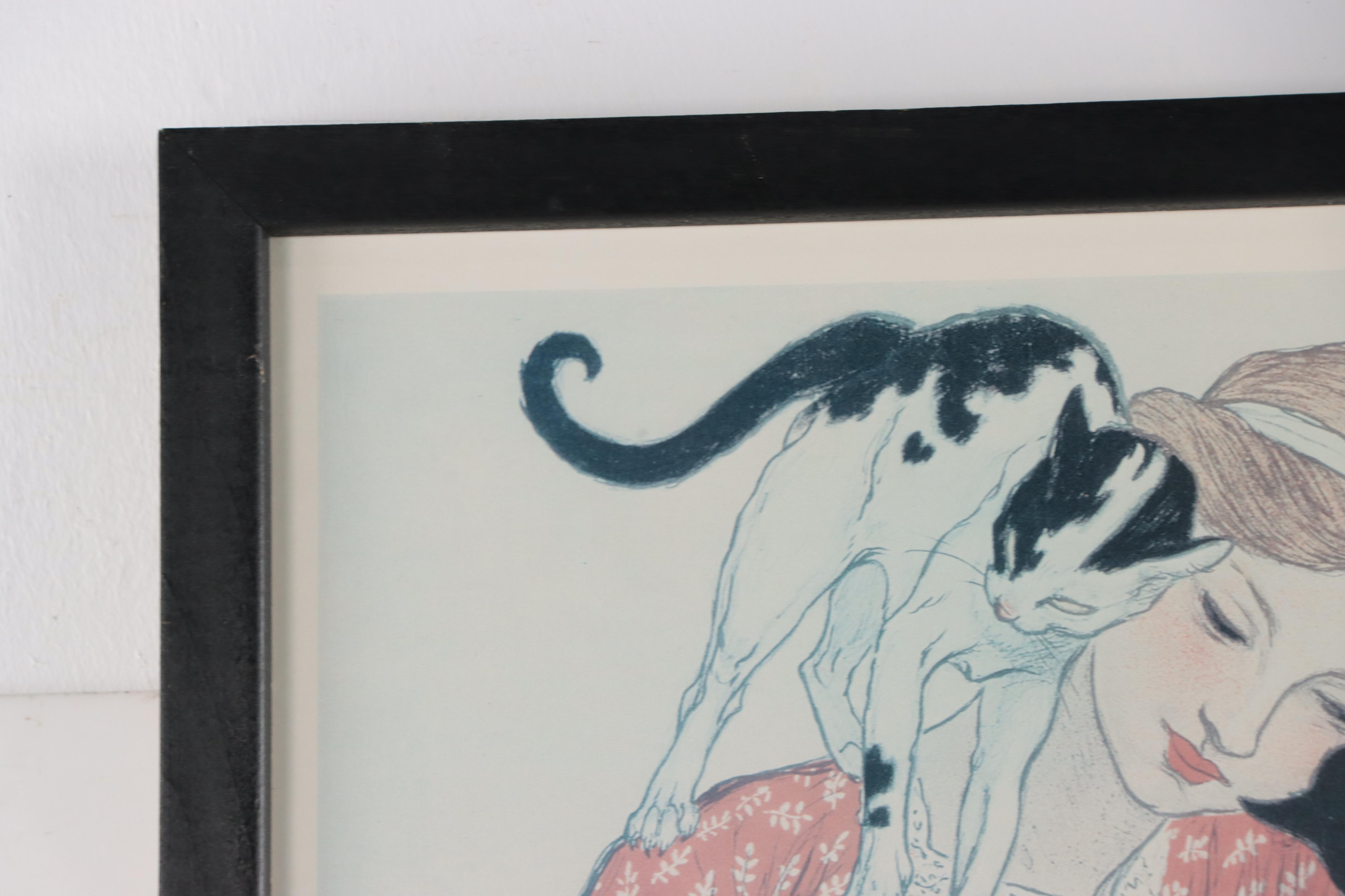 Clinique Cheron Offset Lithograph After Théophile Alexandre Steinlen