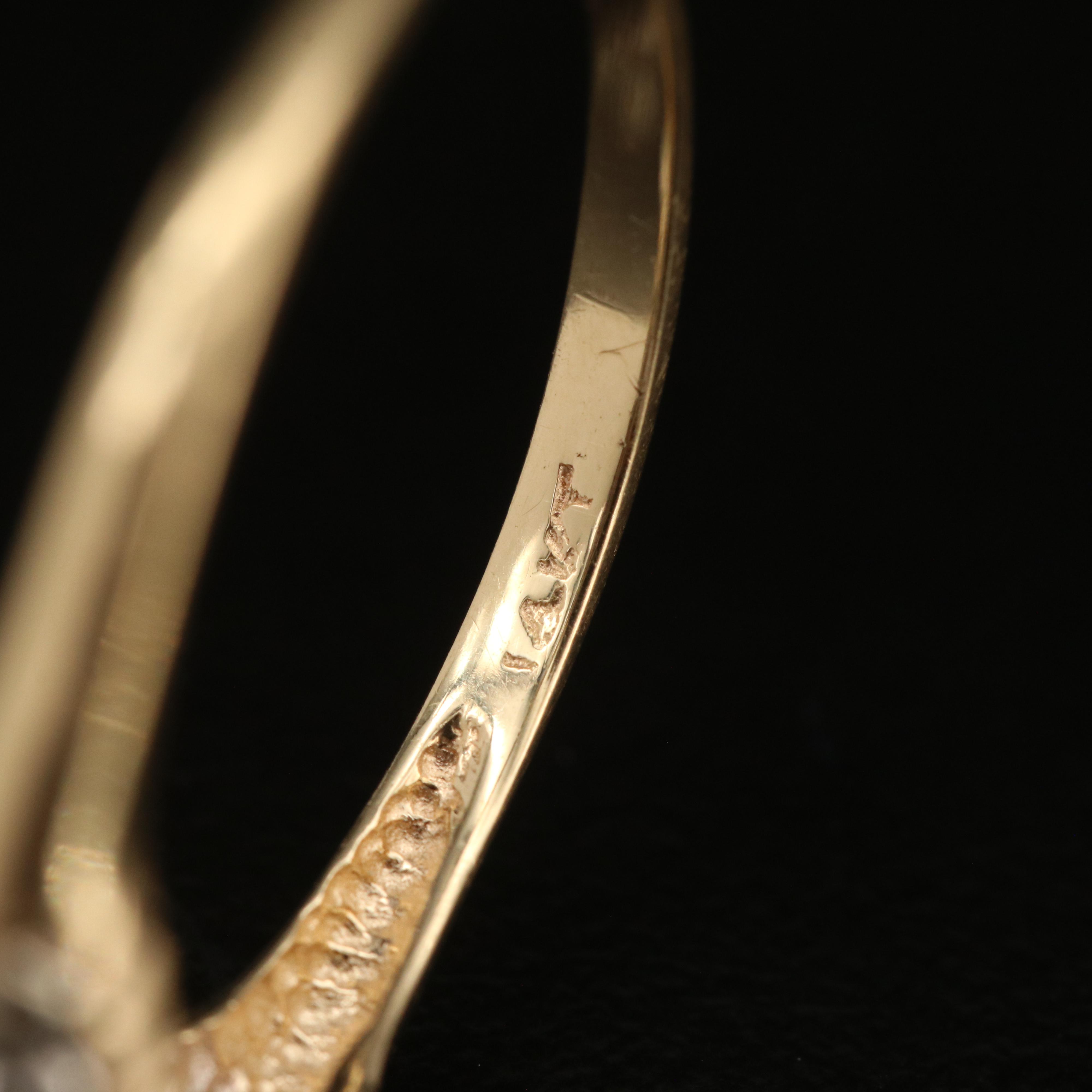 14K 0.09 CTW Diamond Ring and Band