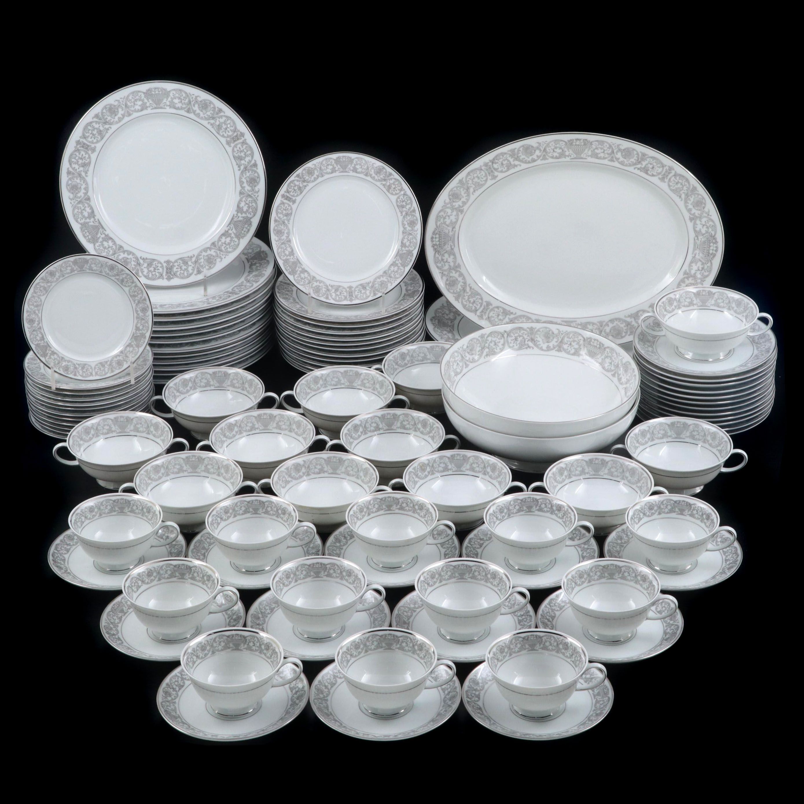 Rosenthal Classic Rose "Leonardo" Porcelain Dinnerware and Serveware, 1950-1964