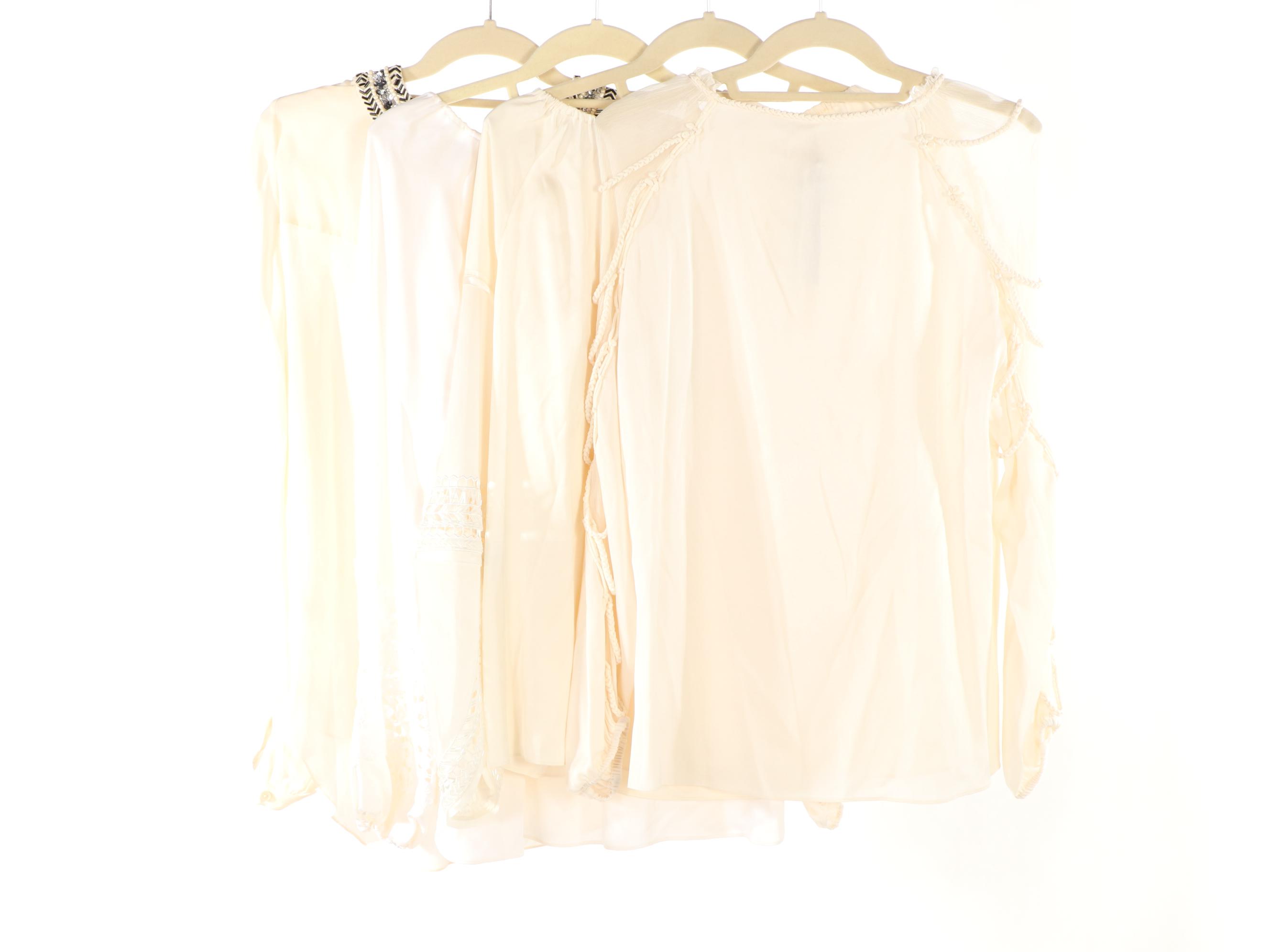 Elie Tahari and Haute Hippie Beaded and Embellished Blouses, New with Tags