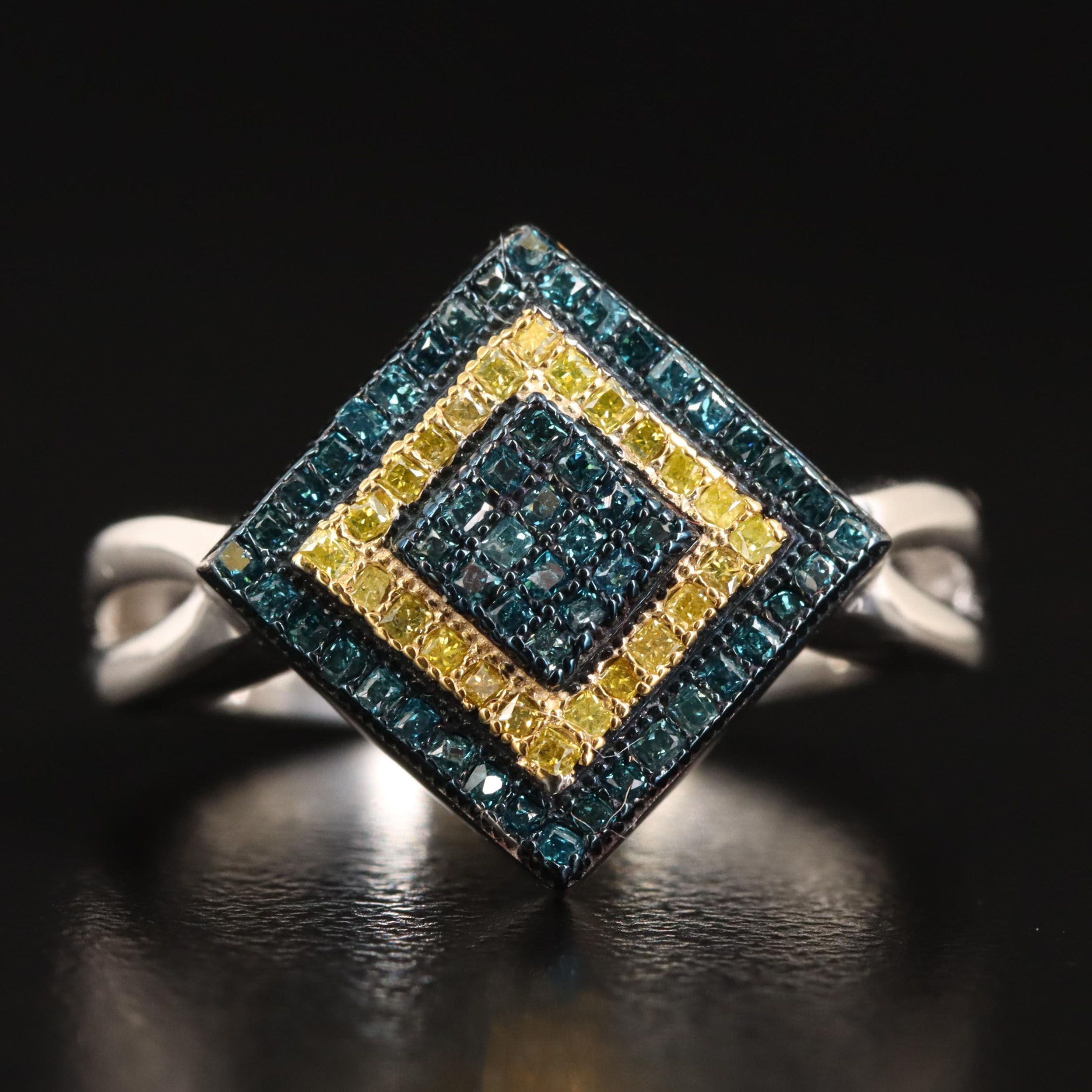 Sterling Diamond Ring