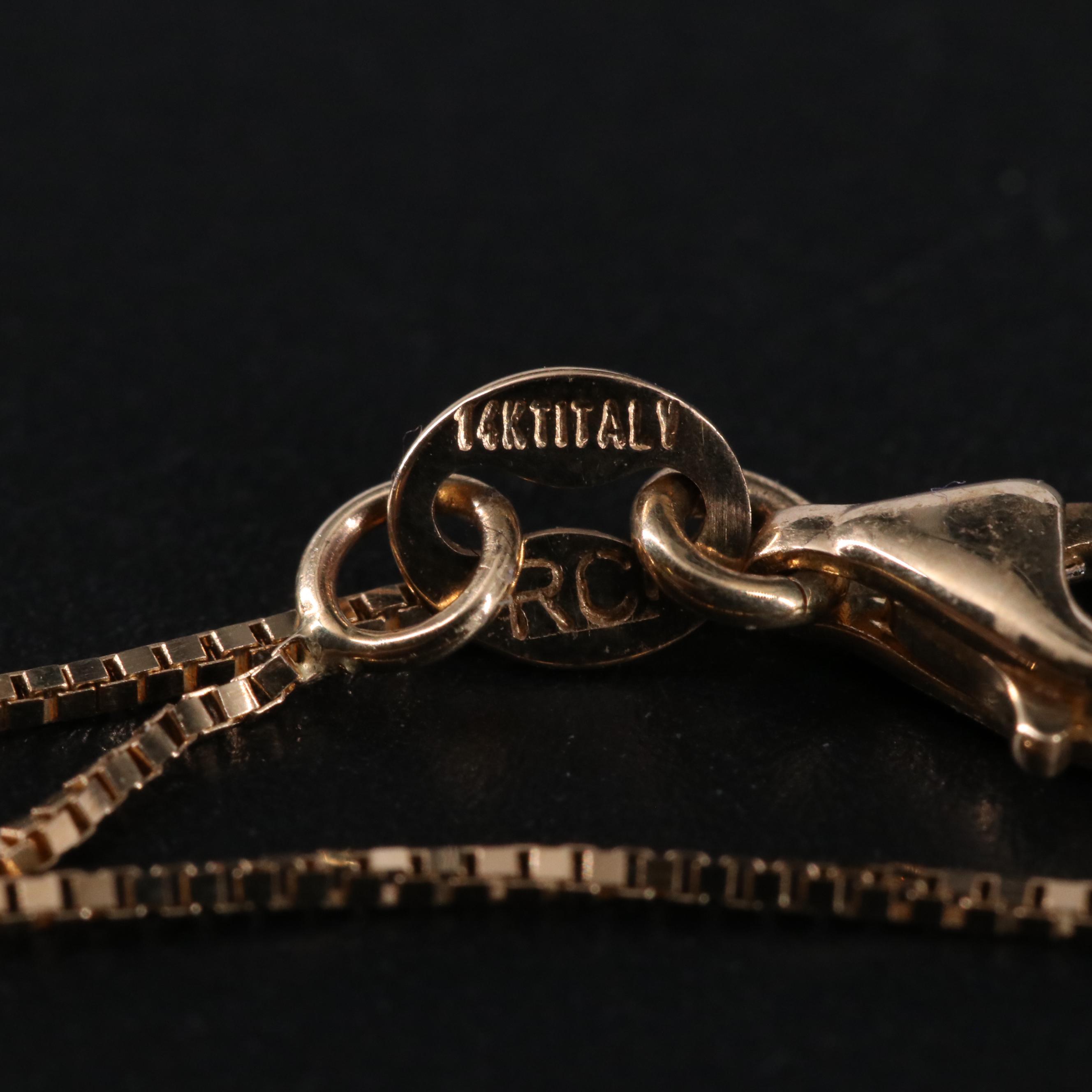 14K Pendant Necklace