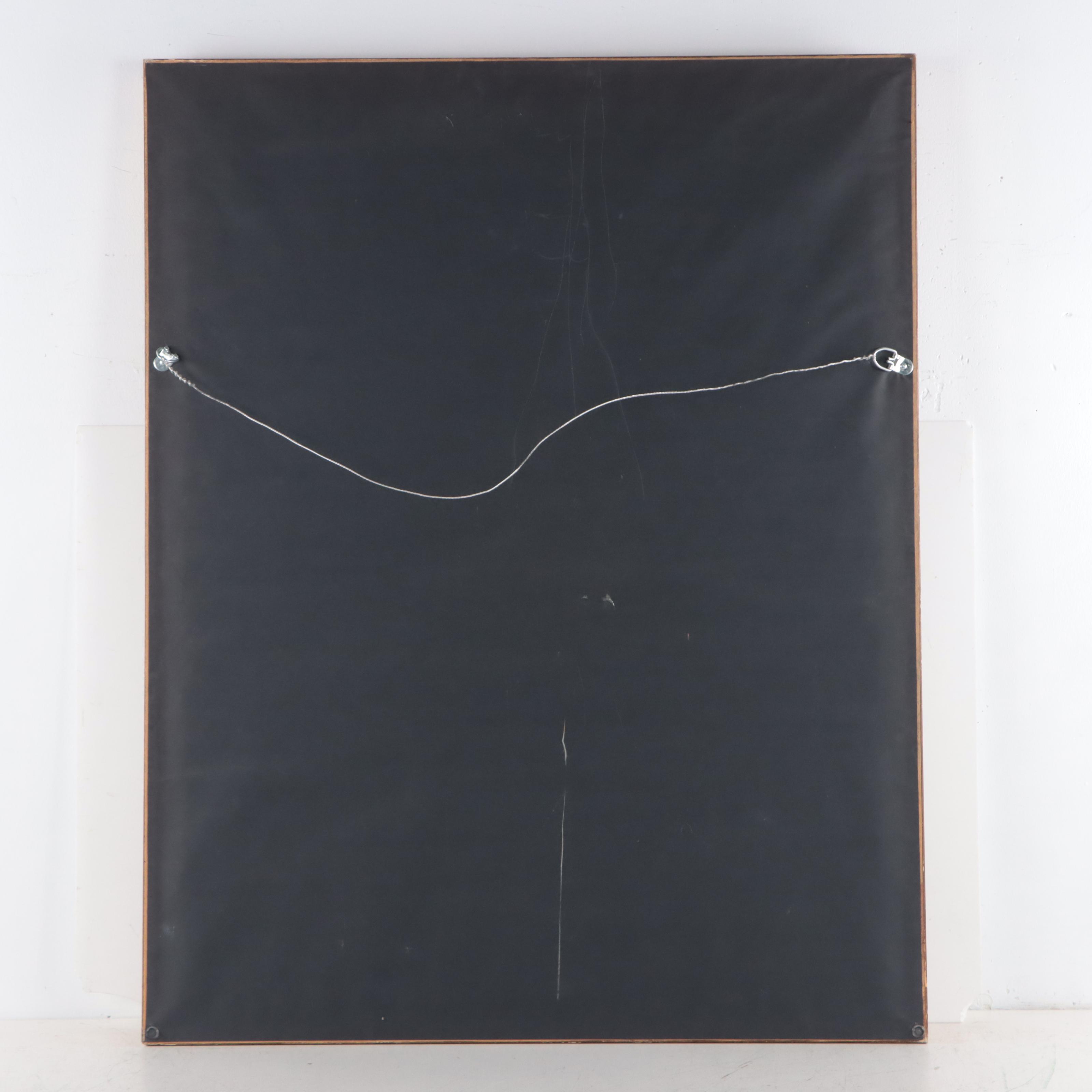 Vera White Floral Still Life Watercolor Painting, 1947