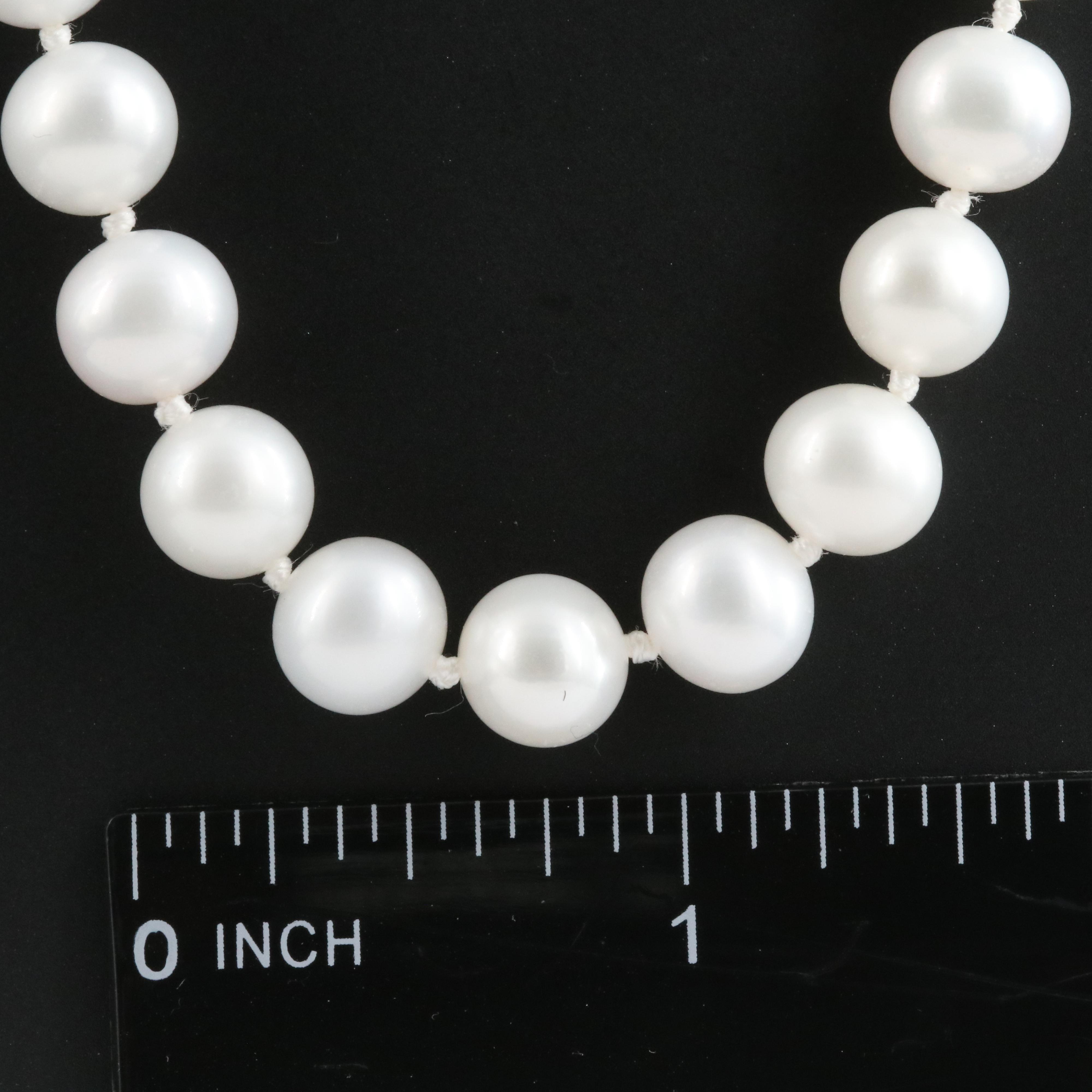 Pearl Necklace with 14K Clasp