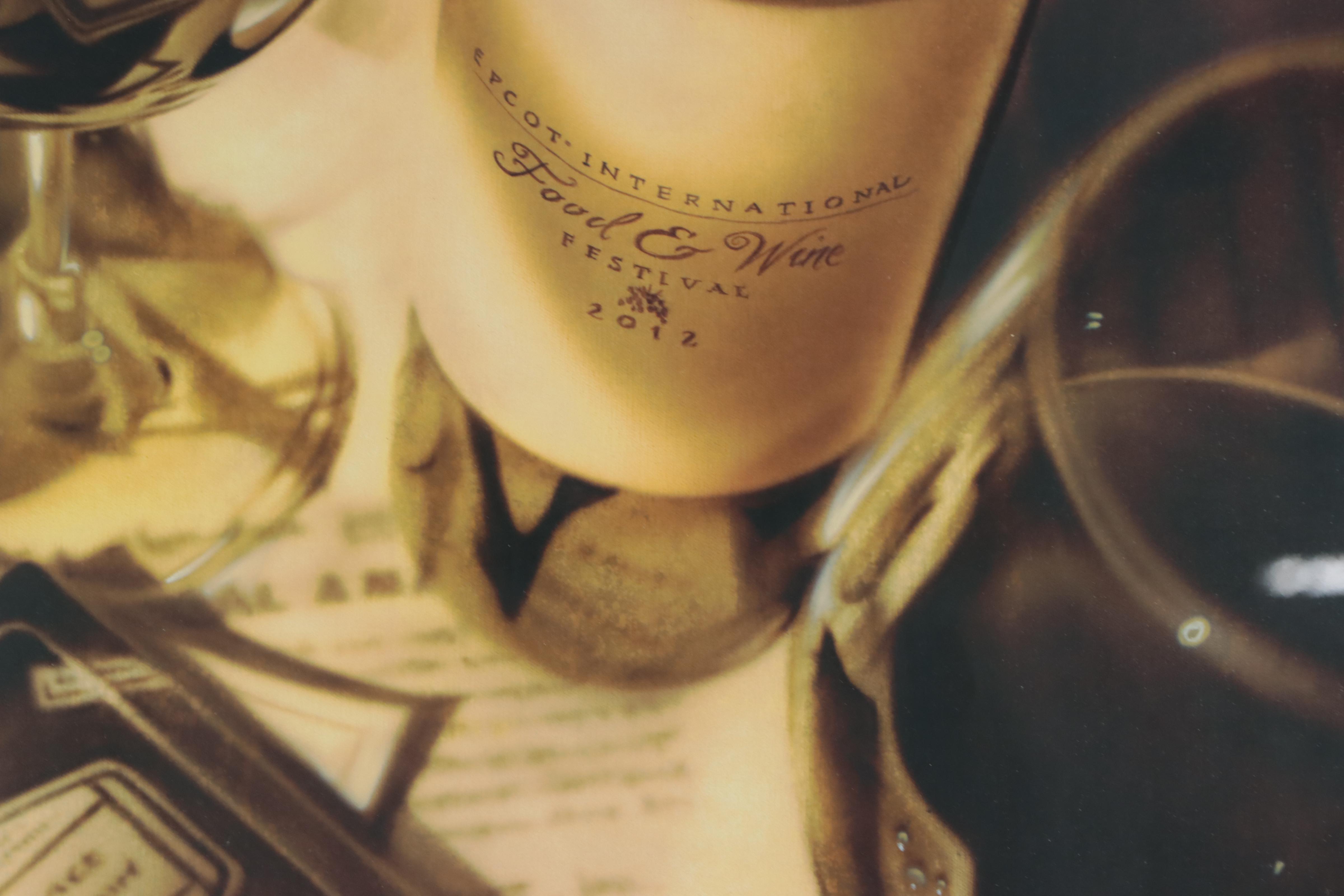 Epcot International Food and Wine Festival Offset Lithograph Poster