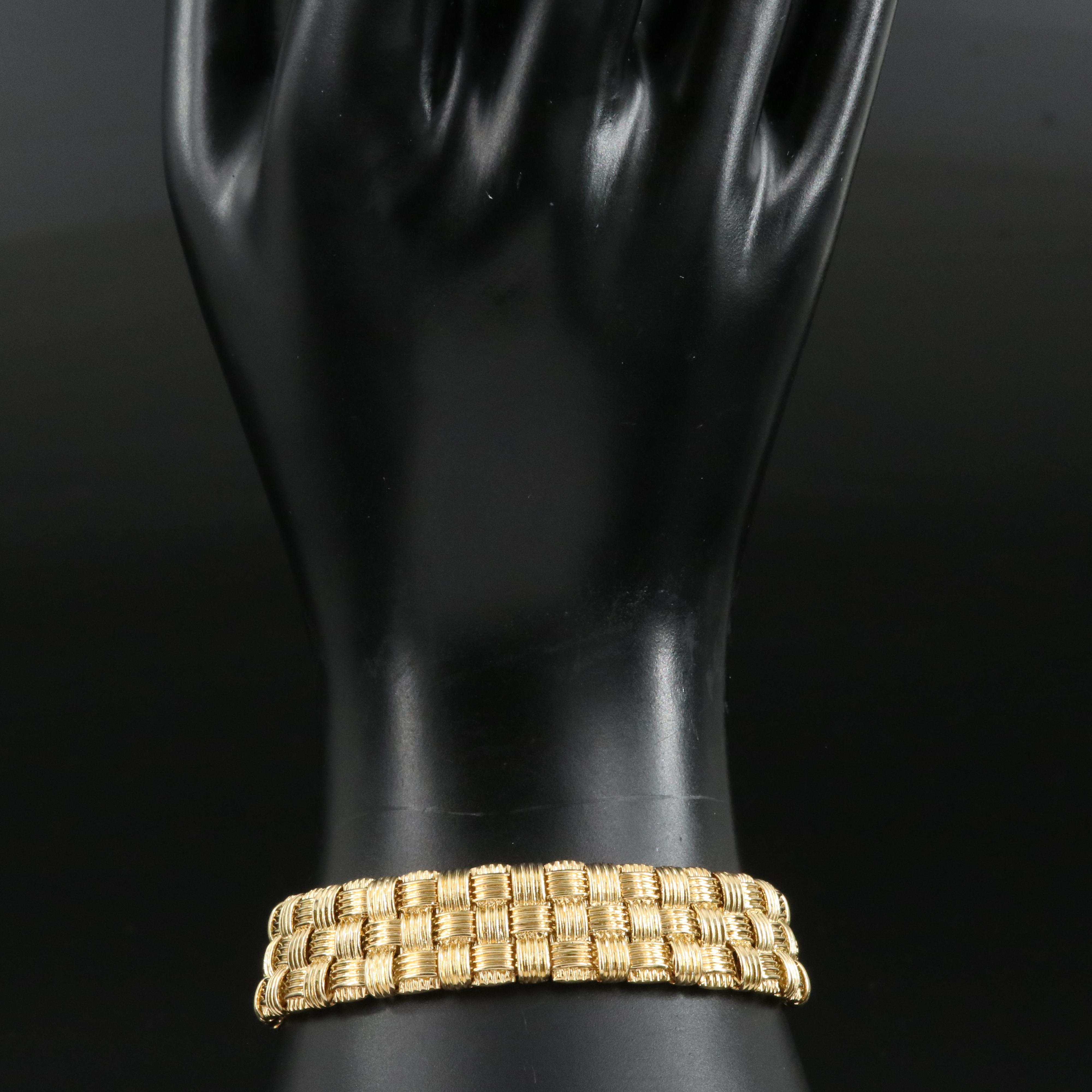 Roberto Coin "Appassionata" 18K 0.25 CTW Diamond Bracelet with Ruby Accents