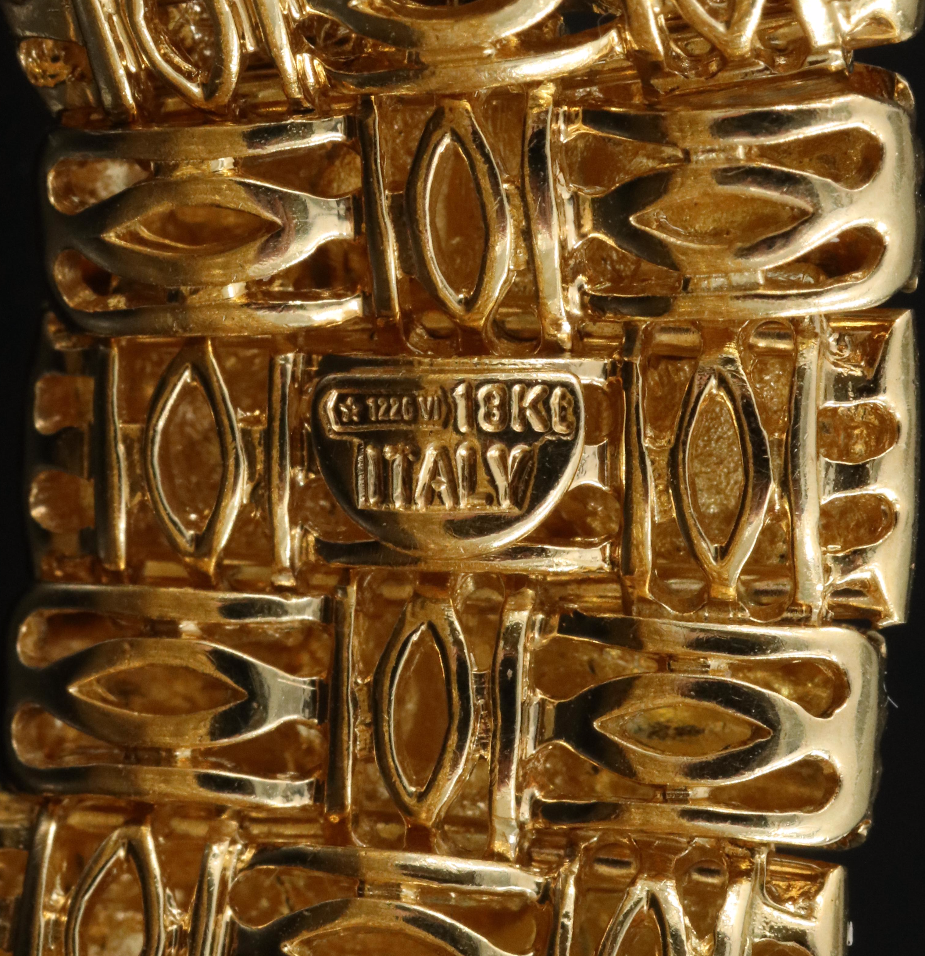 Roberto Coin "Appassionata" 18K 0.25 CTW Diamond Bracelet with Ruby Accents