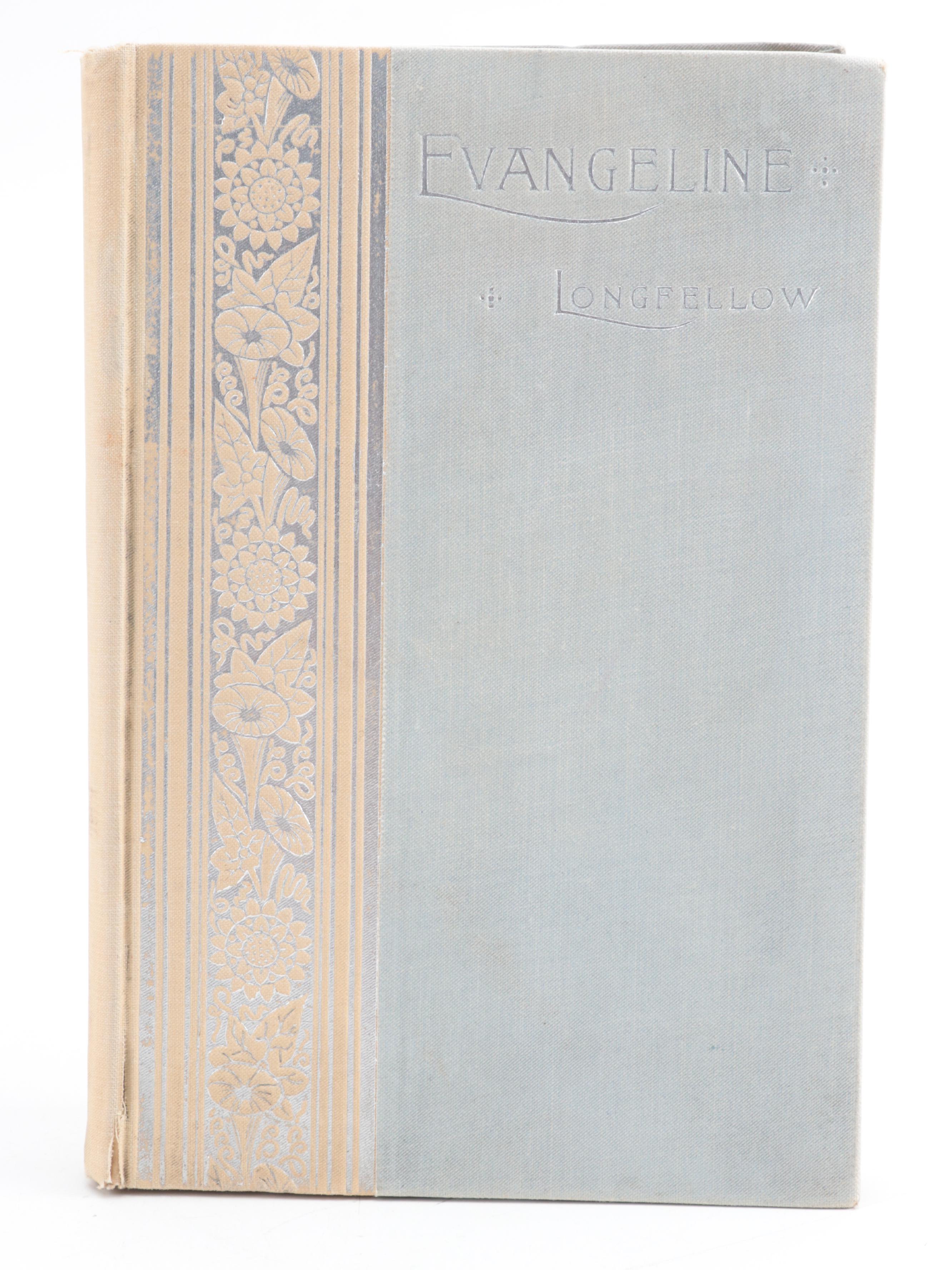 Illustrated "Evangeline" by Longfellow with Shakespeare, Emerson, and More