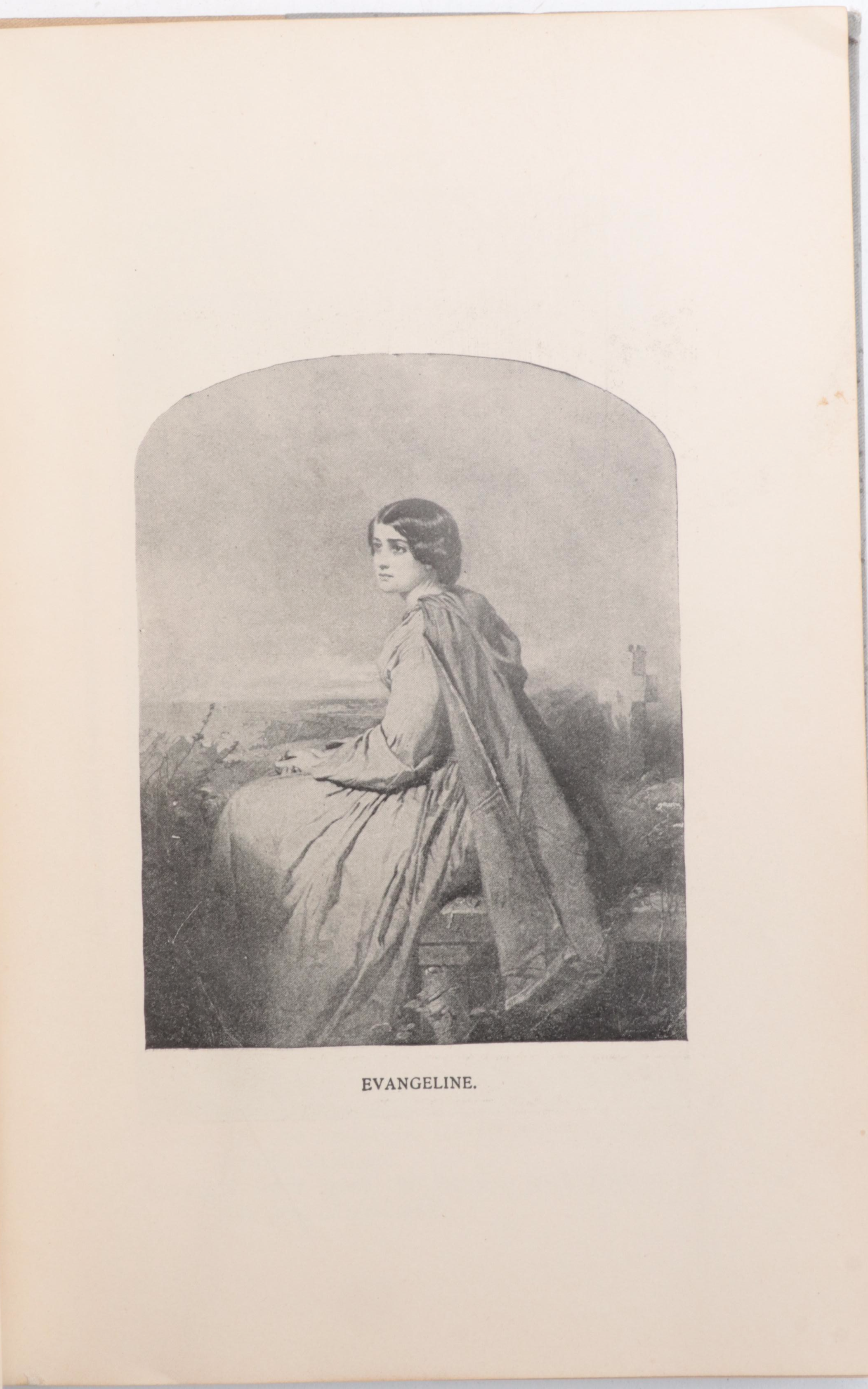 Illustrated "Evangeline" by Longfellow with Shakespeare, Emerson, and More