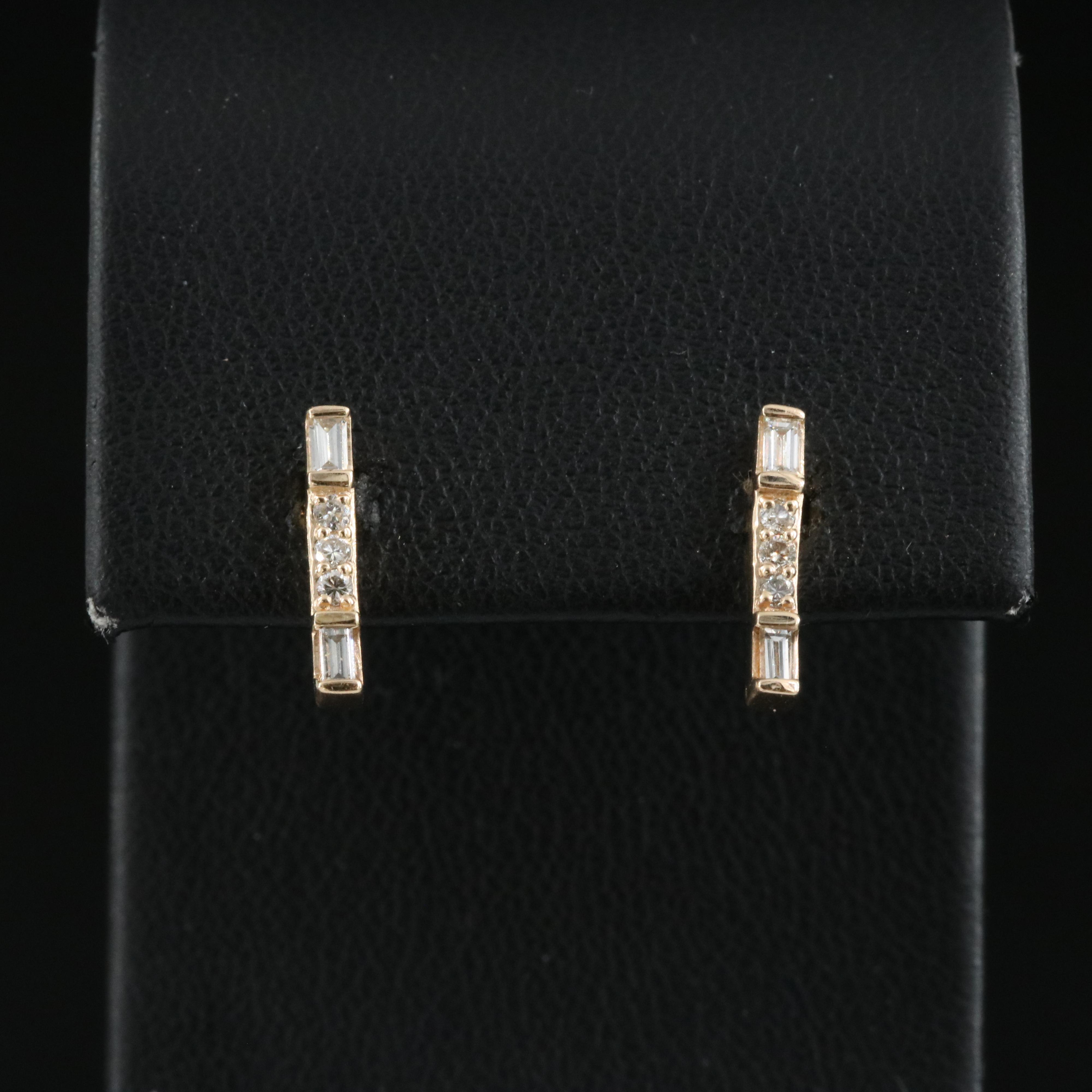 14K 0.19 CTW Diamond Earrings