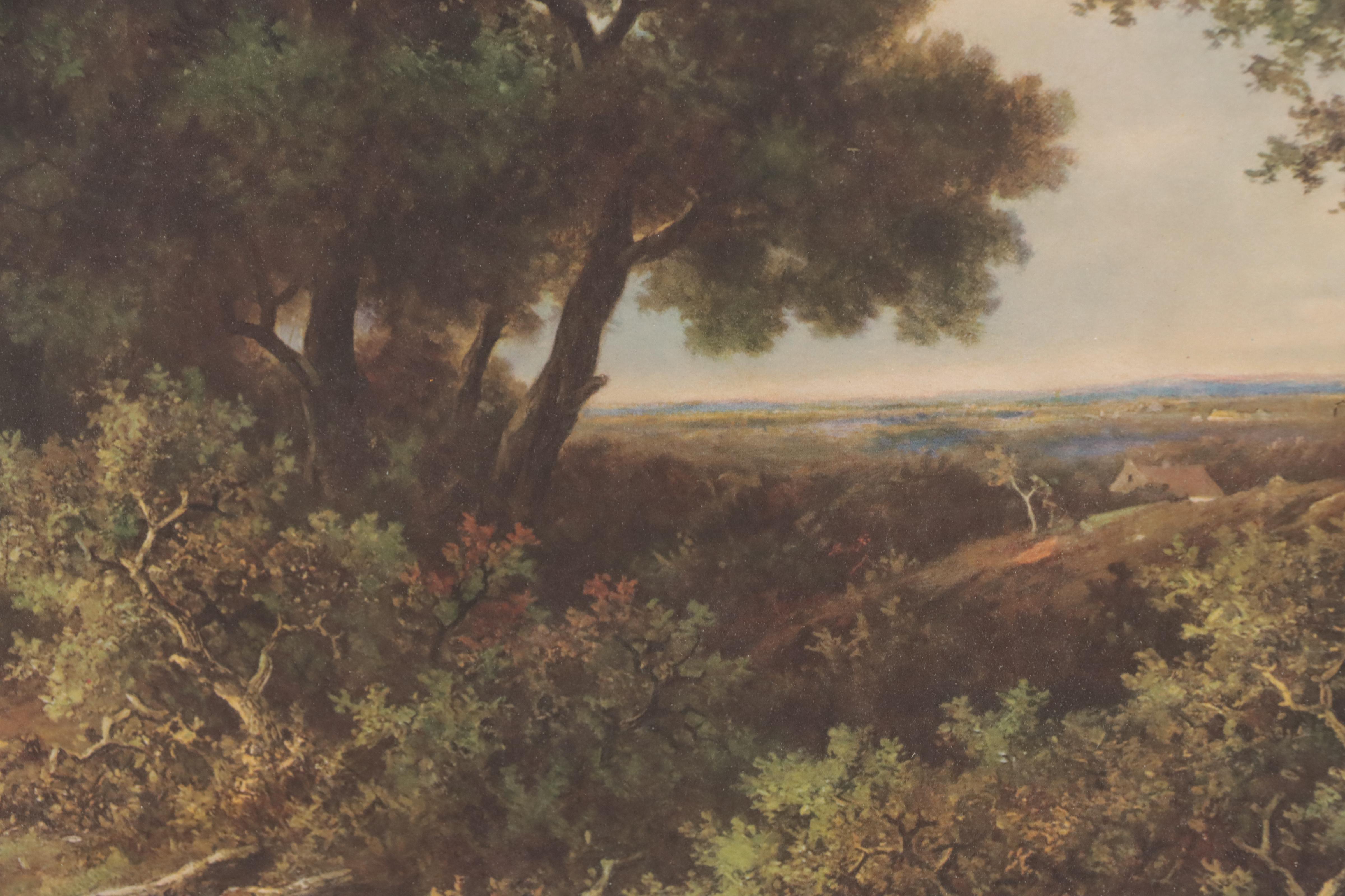 Offset Lithograph of Forest, Late 20th Century