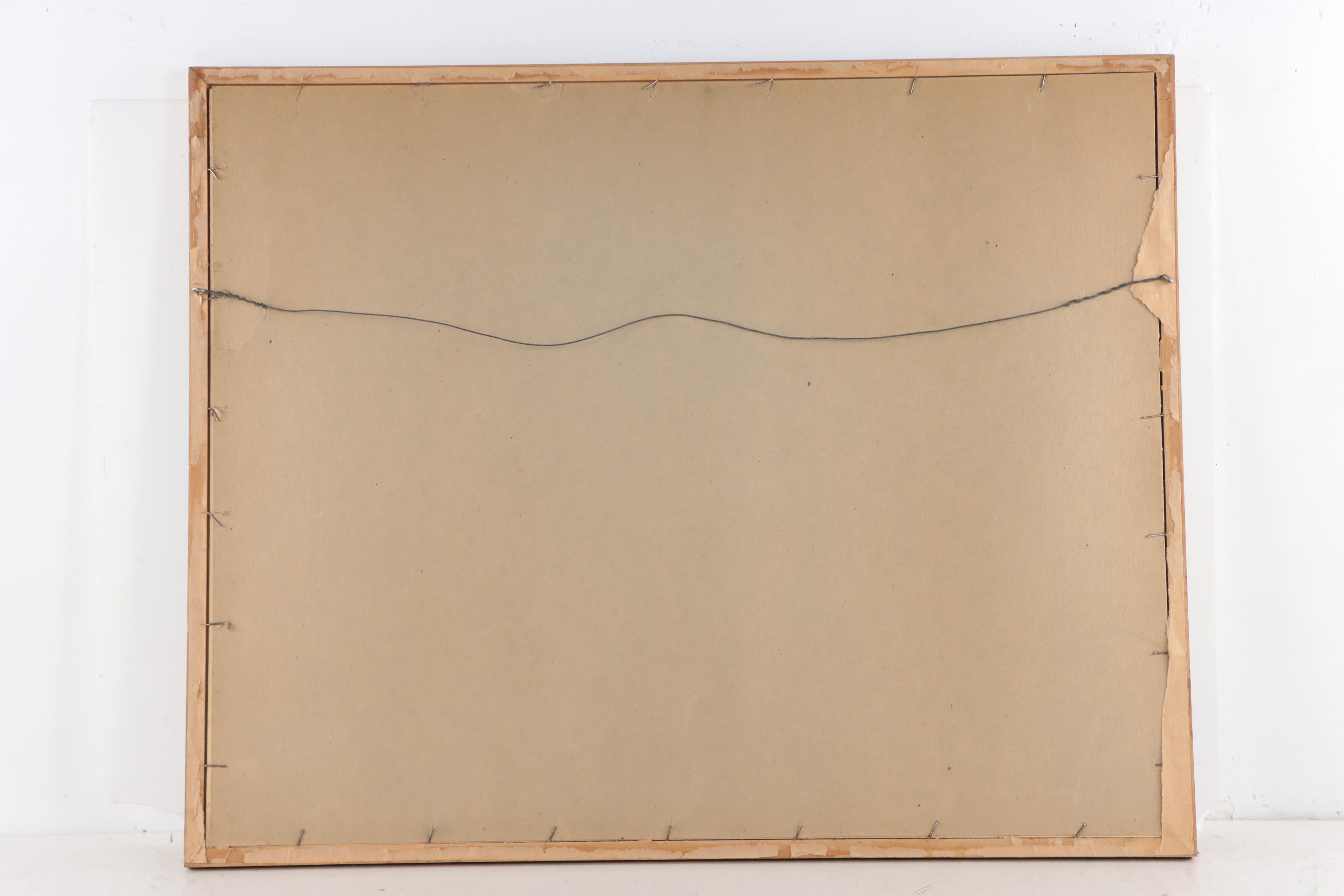 Offset Lithograph of Forest, Late 20th Century