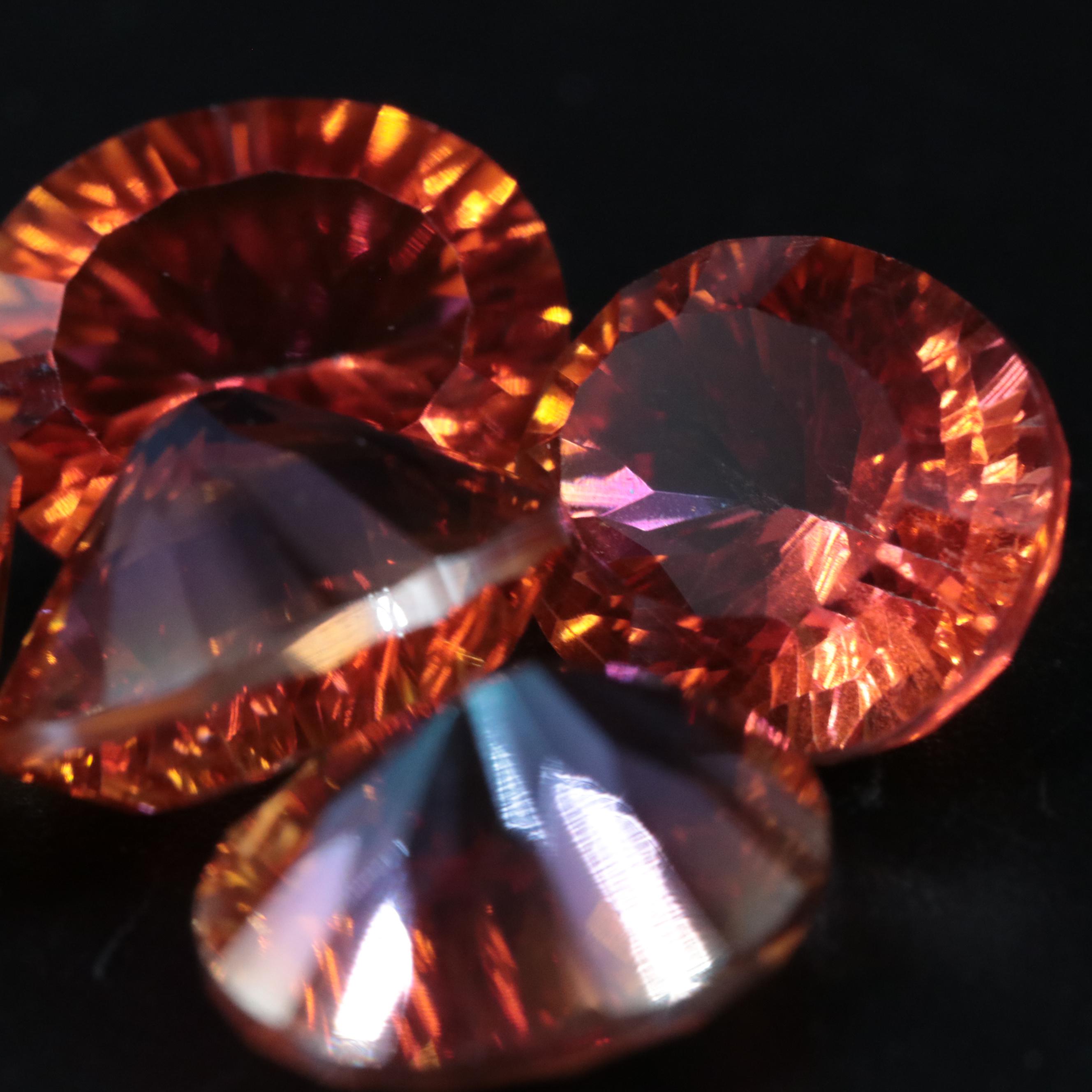 Loose 23.55 CTW Orange Quartz