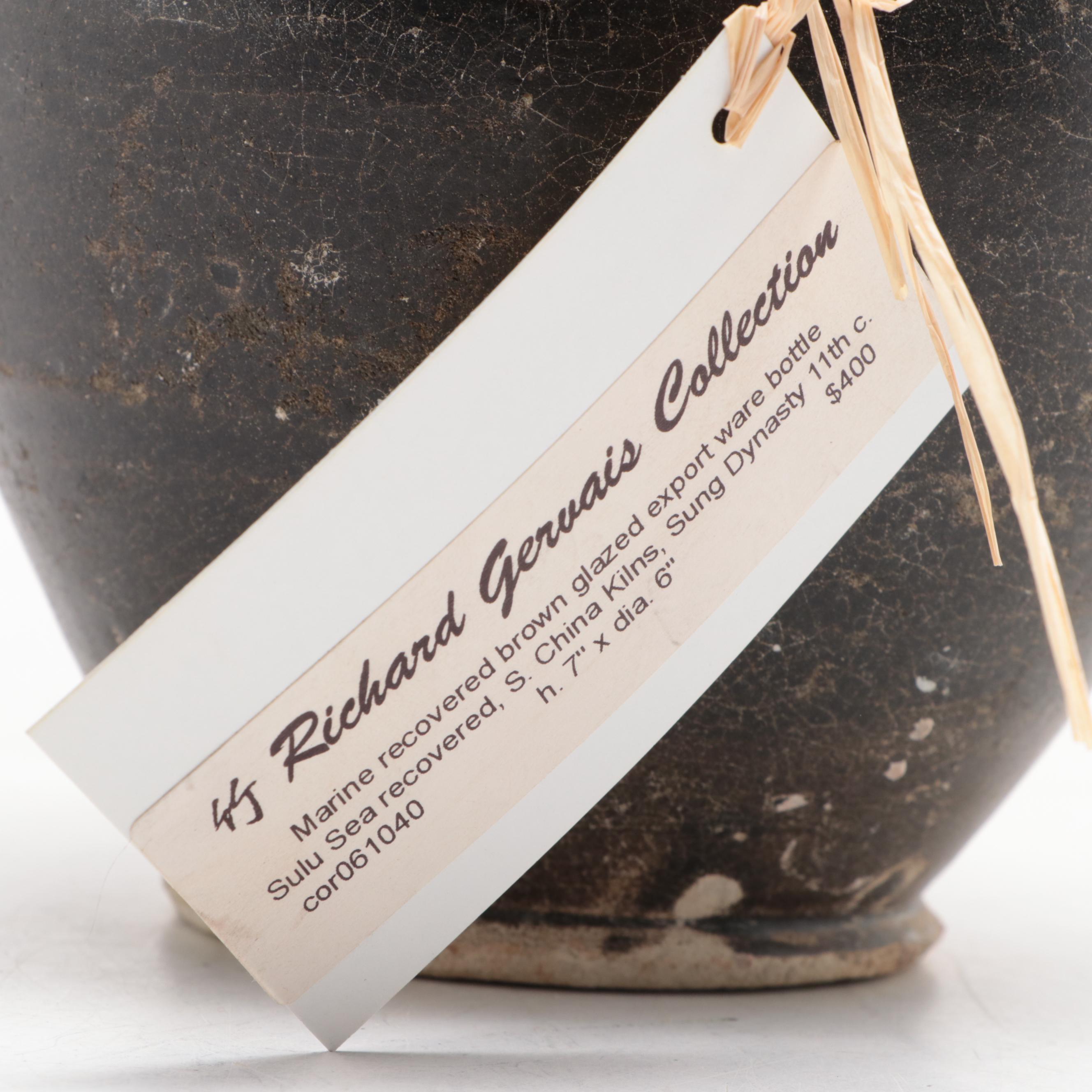 Marine Excavated Ceramic Jar, Probably Sung Dynasty, South China Kilns