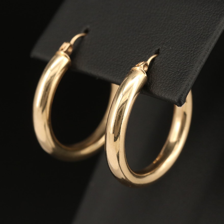 14K Hoop Earrings