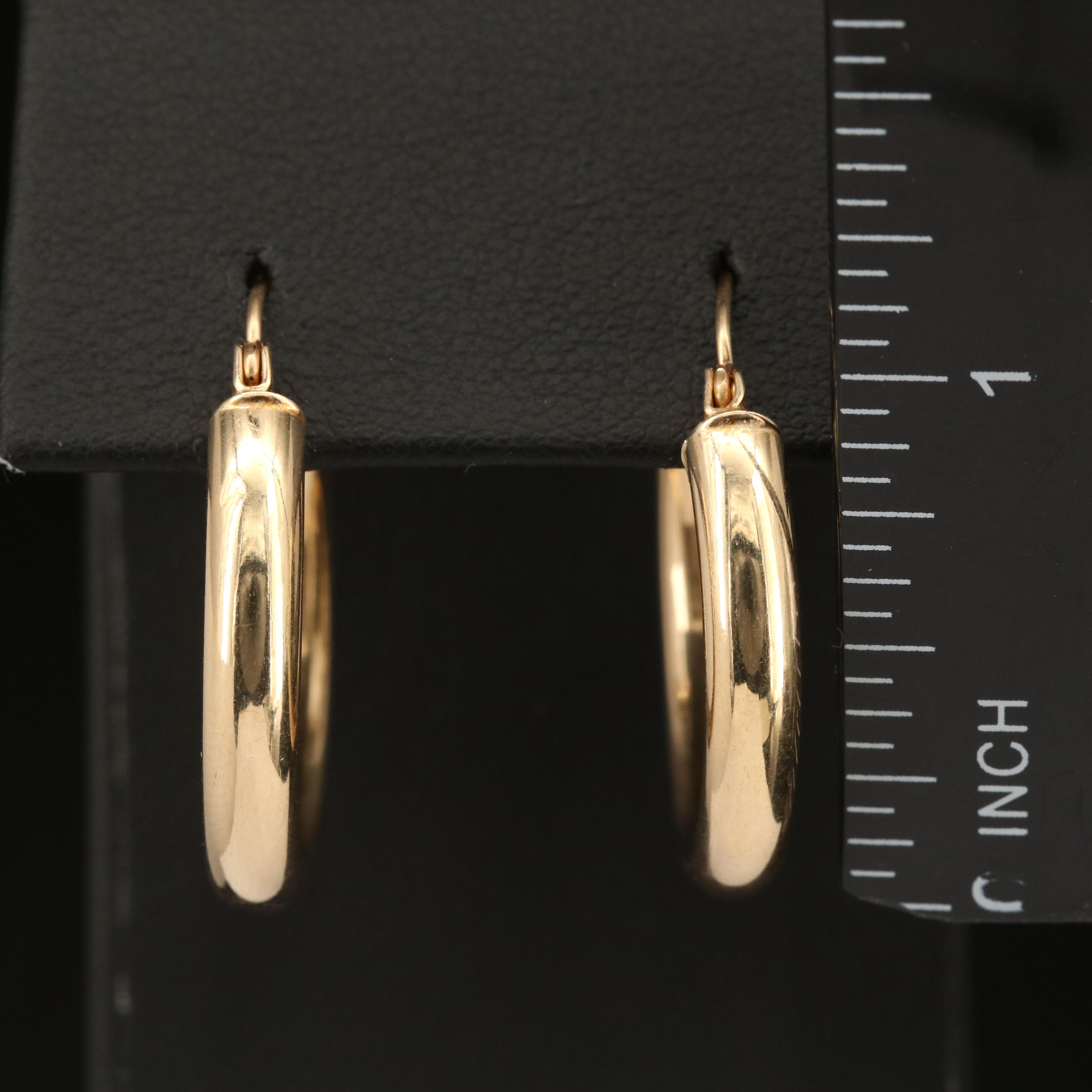 14K Hoop Earrings