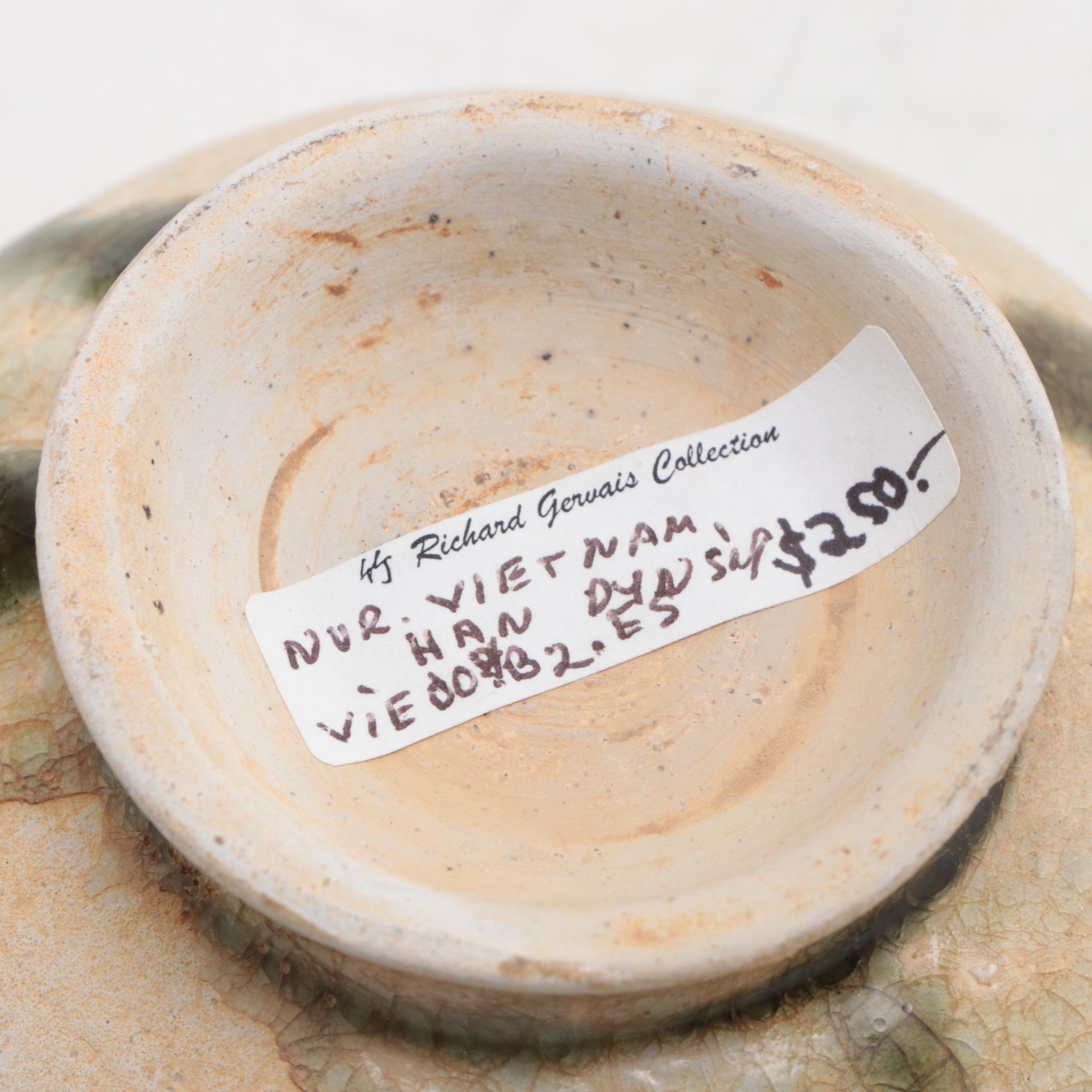 North Vietnamese Glazed Earthenware Bowl, Probably Han Dynasty