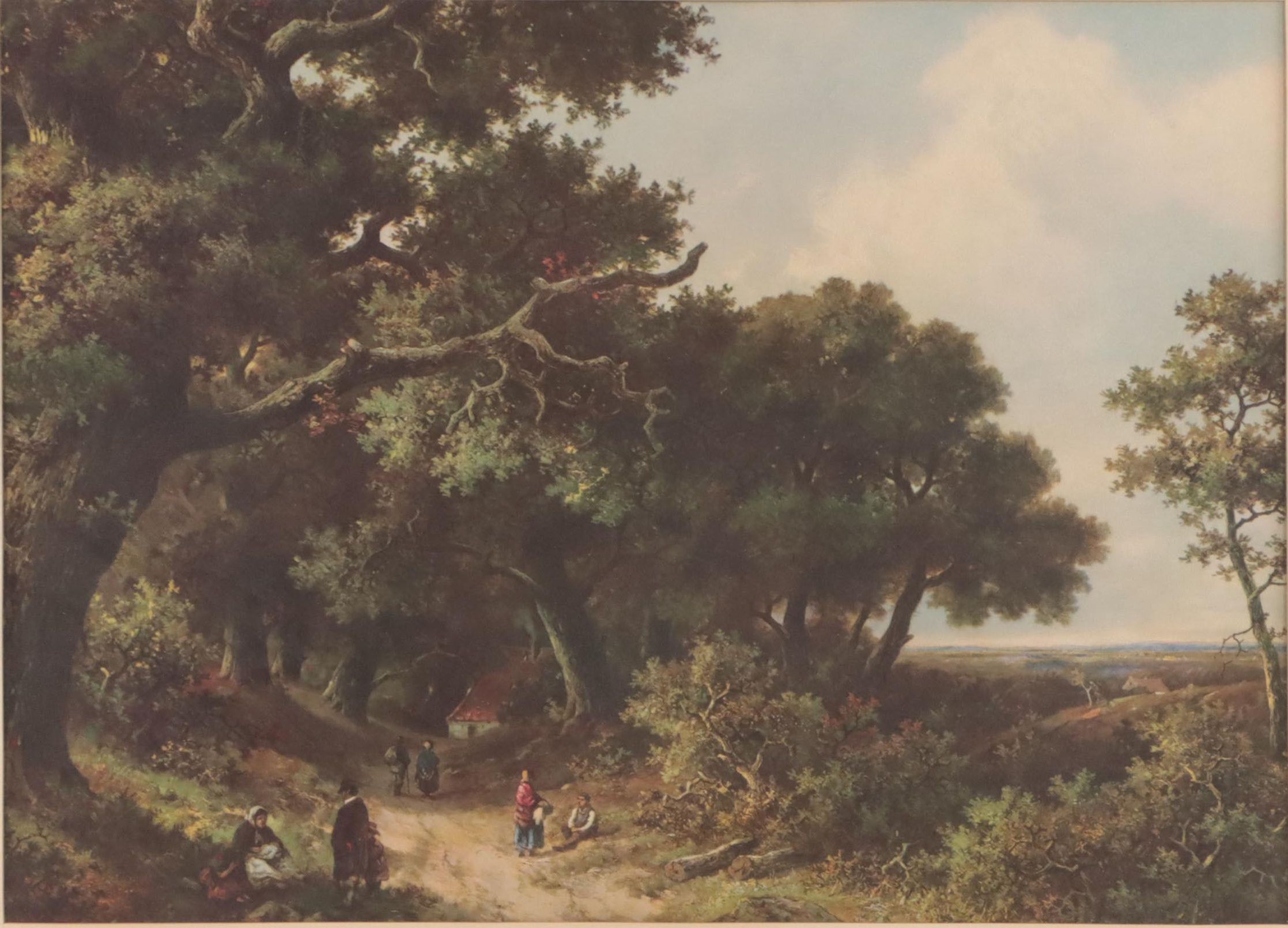 Offset Lithograph of Forest, Late 20th Century