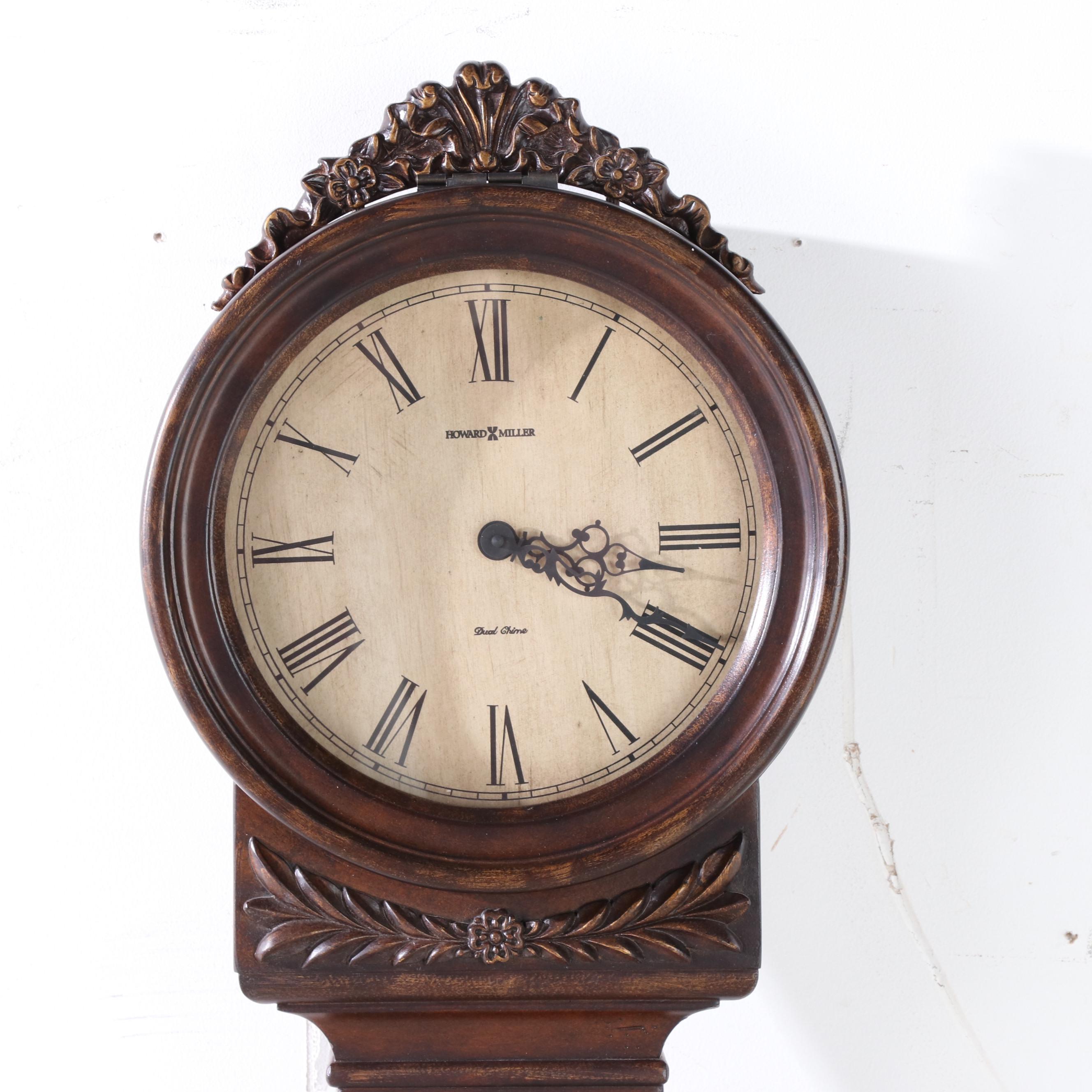 Howard Miller "Lydia" Quartz Dual-Chime Wall Clock