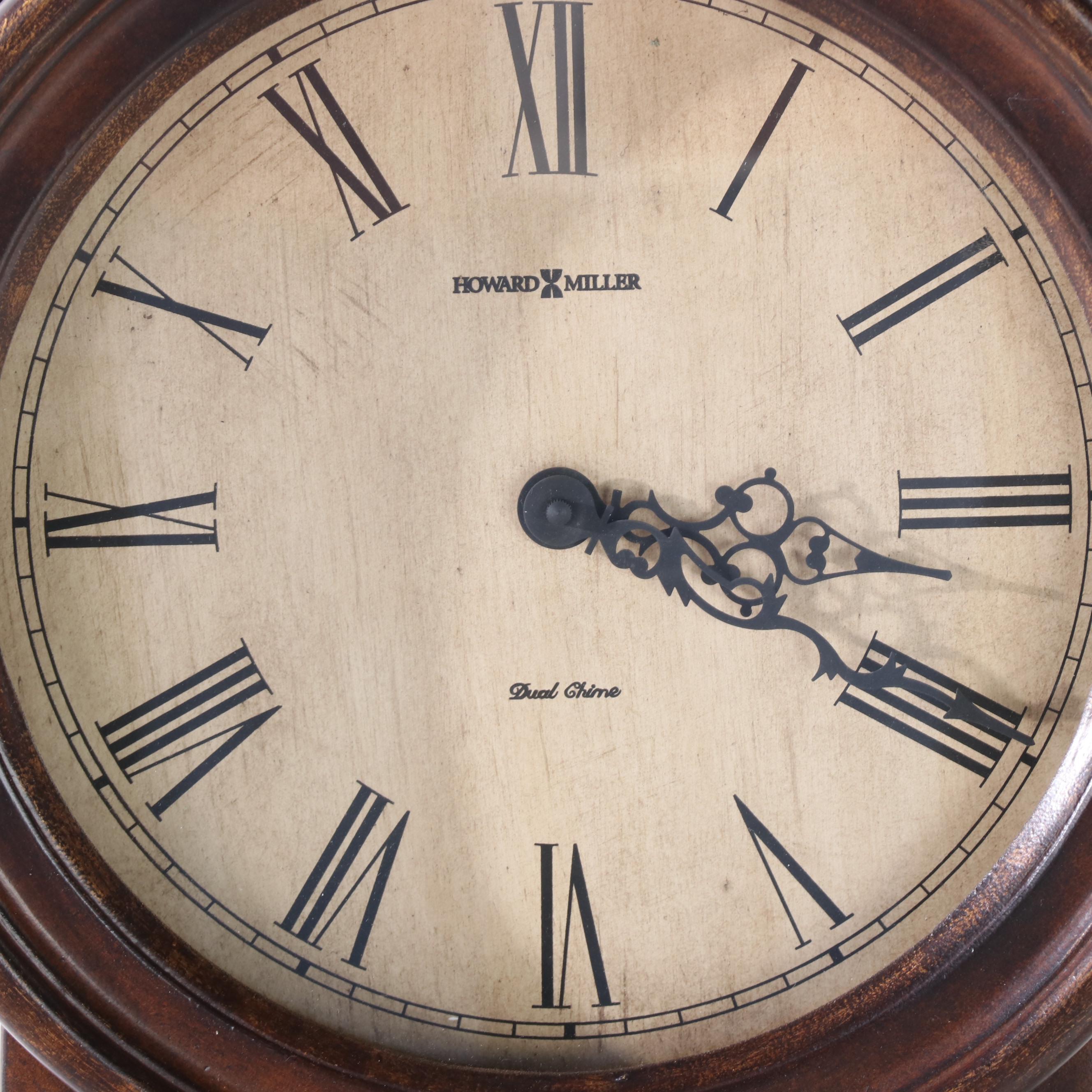 Howard Miller "Lydia" Quartz Dual-Chime Wall Clock