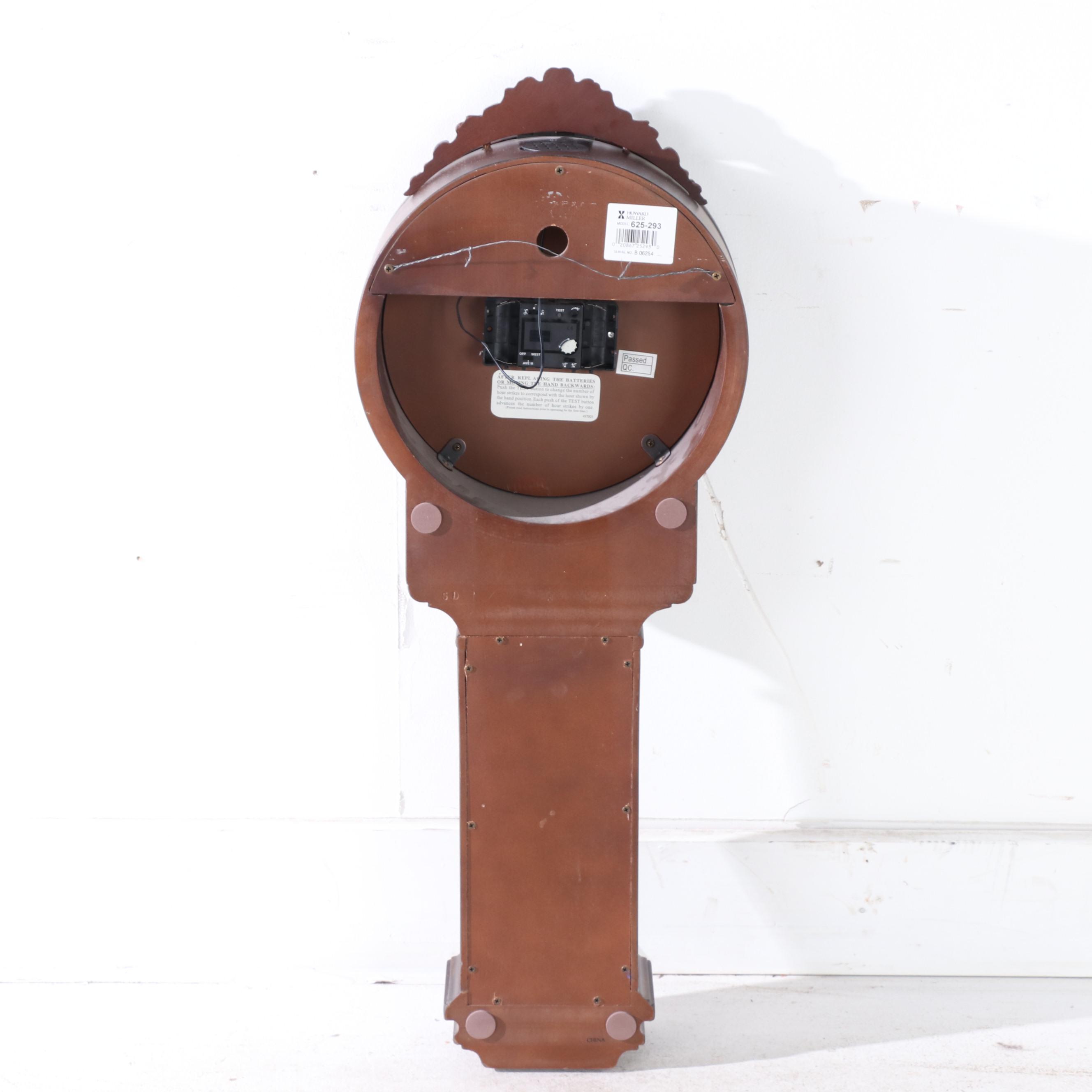 Howard Miller "Lydia" Quartz Dual-Chime Wall Clock