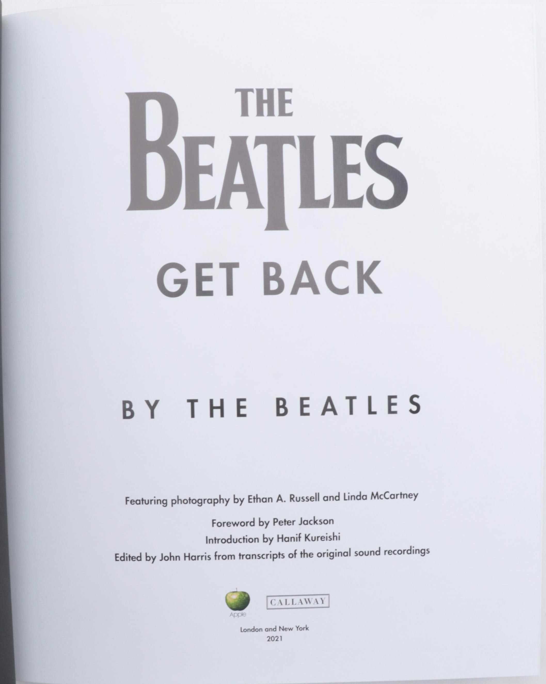 First Edition "The Beatles: Get Back" with More Beatles Books and Ornament