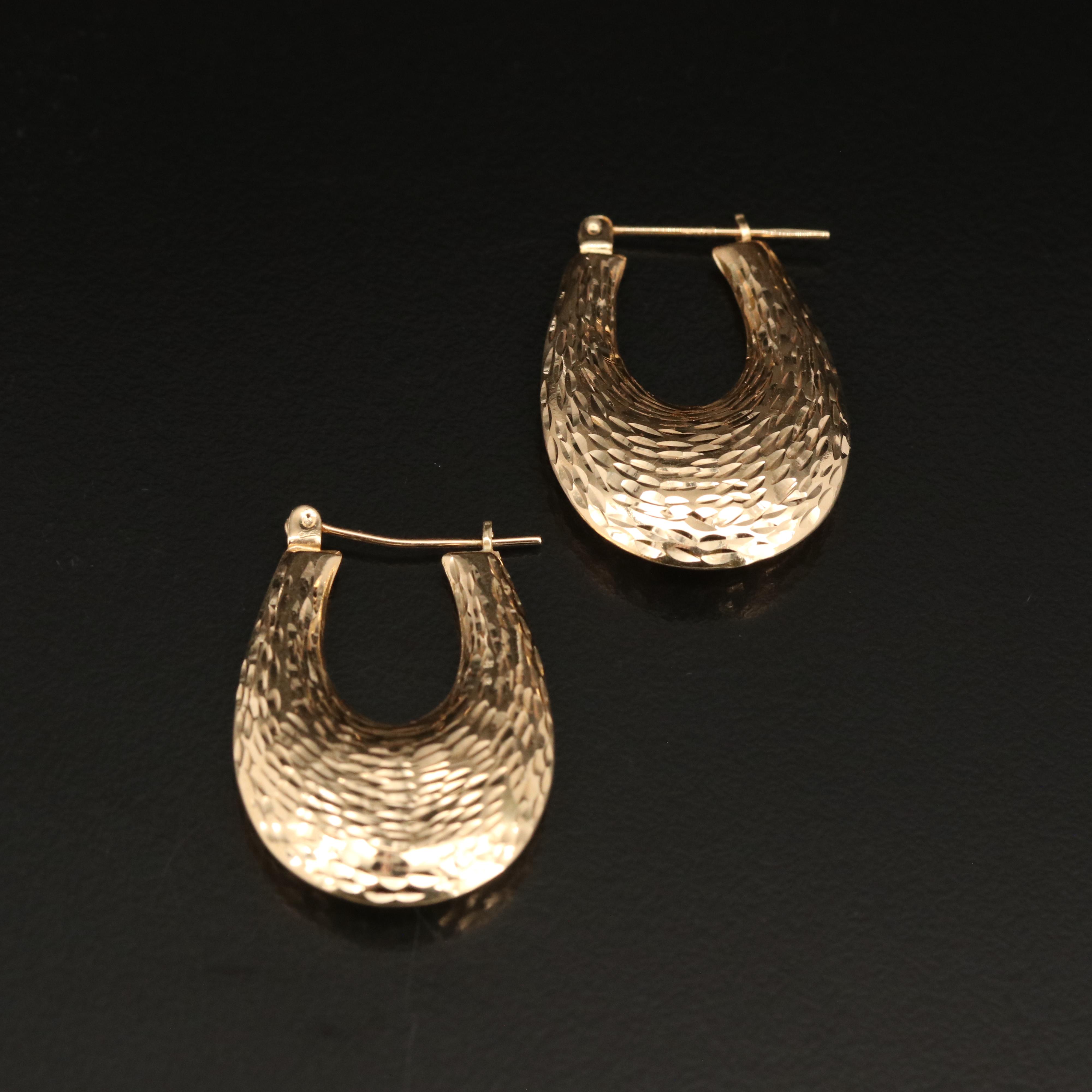 14K Hoop Earrings