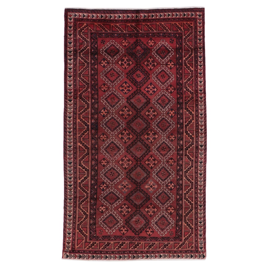 4'11 x 8'10 Hand-Knotted Persian Lurs Area Rug