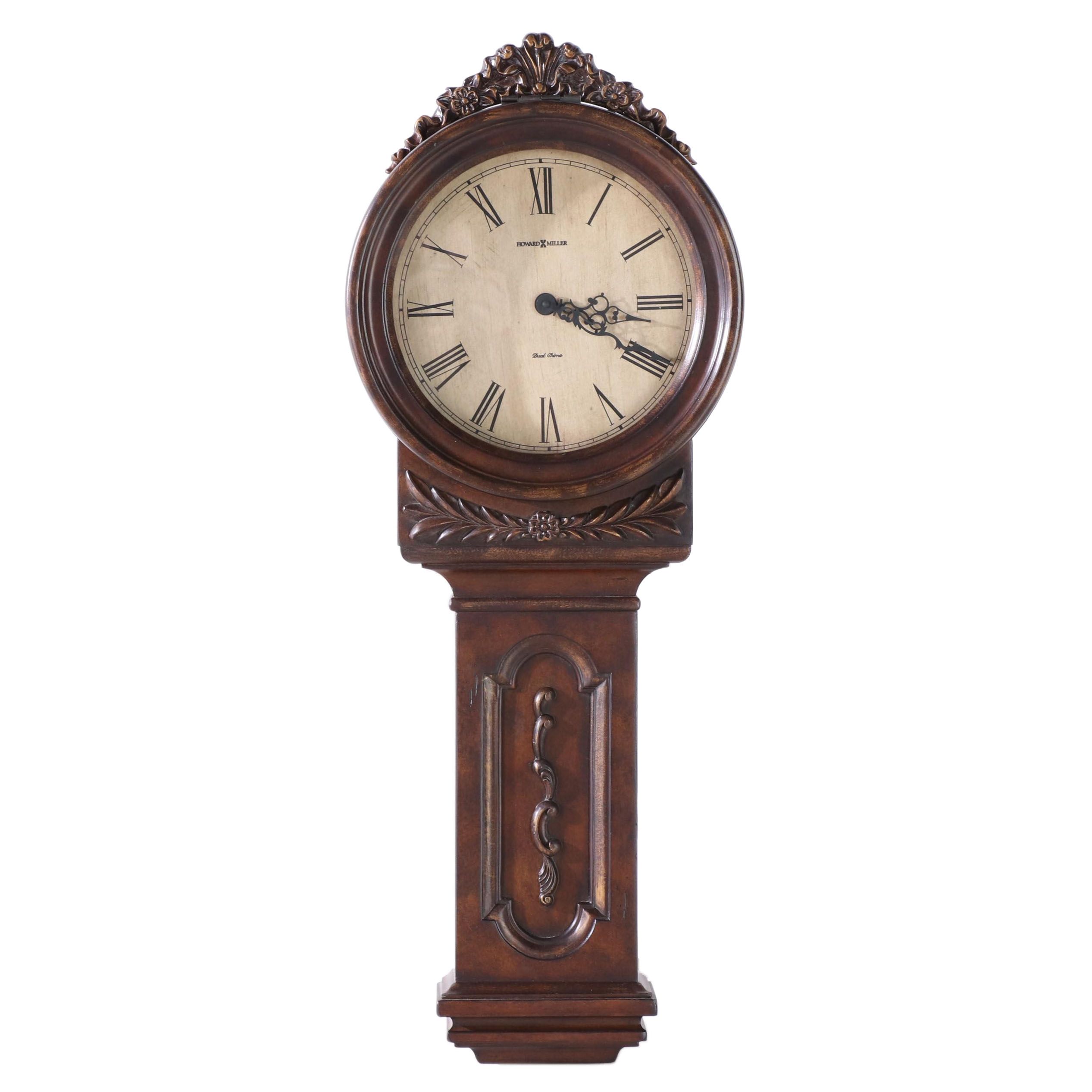 Howard Miller "Lydia" Quartz Dual-Chime Wall Clock