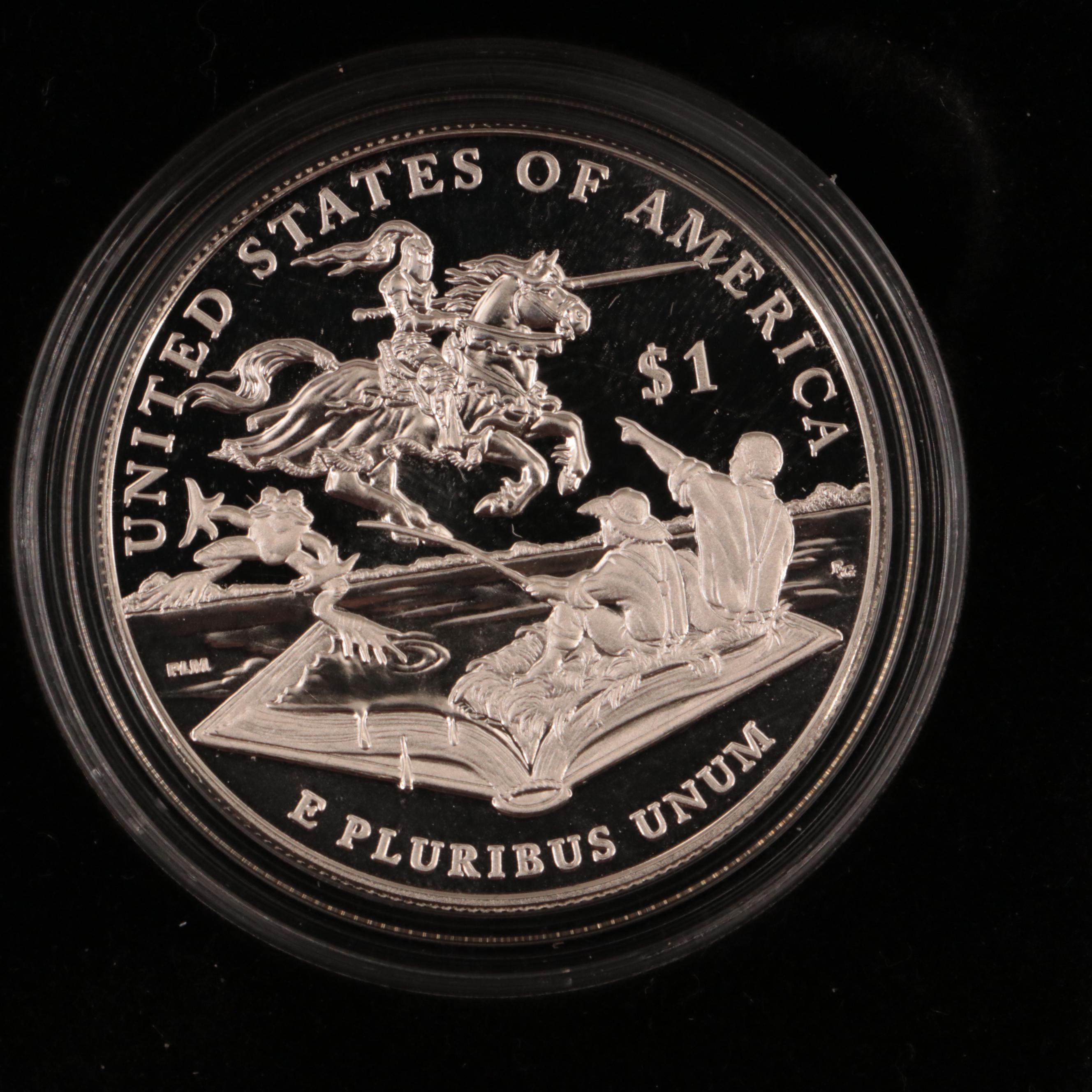 Two U.S. Commemorative Silver Dollars Including a 2006-S San Francisco Mint